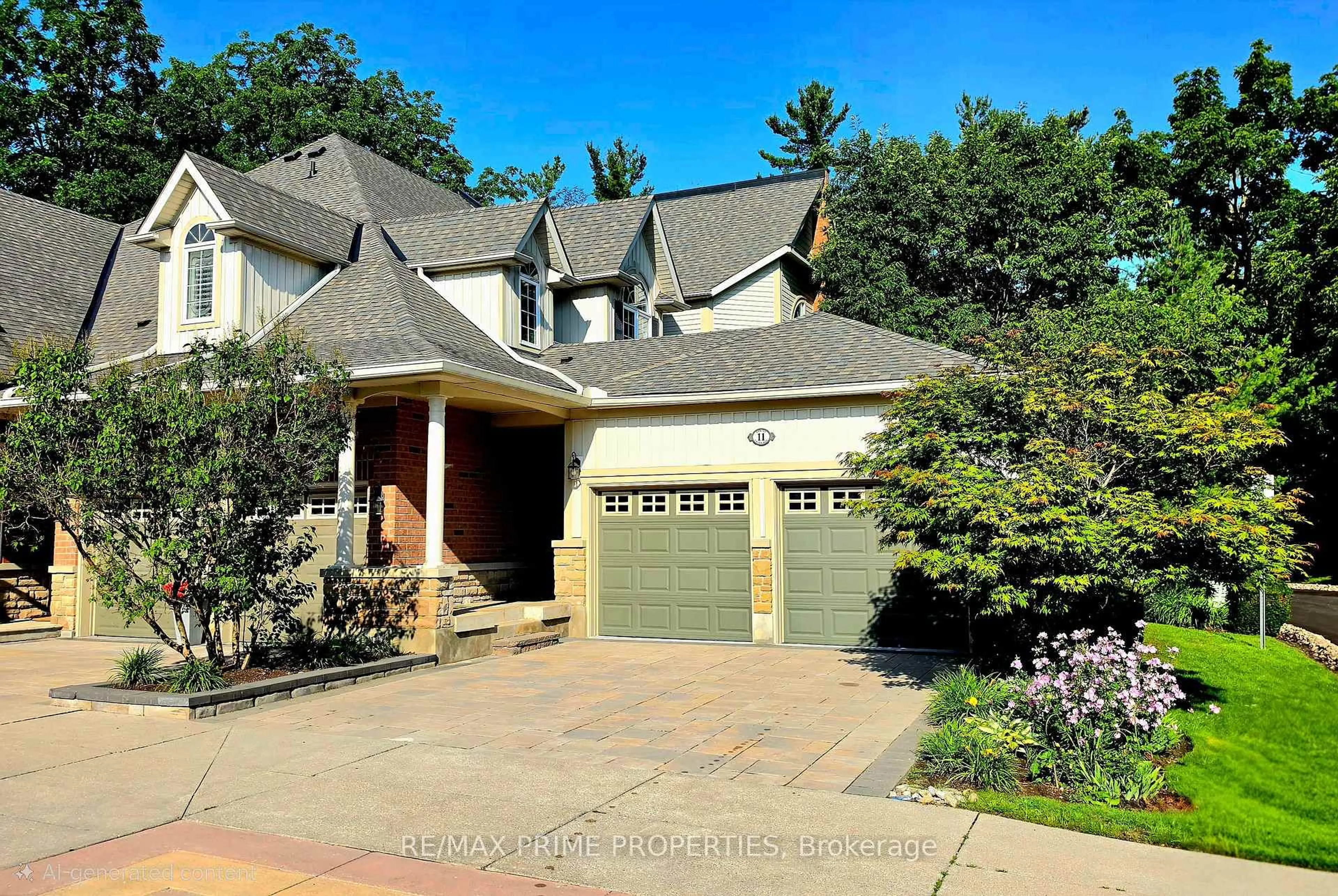 Home with brick exterior material, street for 11 Berczy Creek Way #18, Markham Ontario L6C 2R3