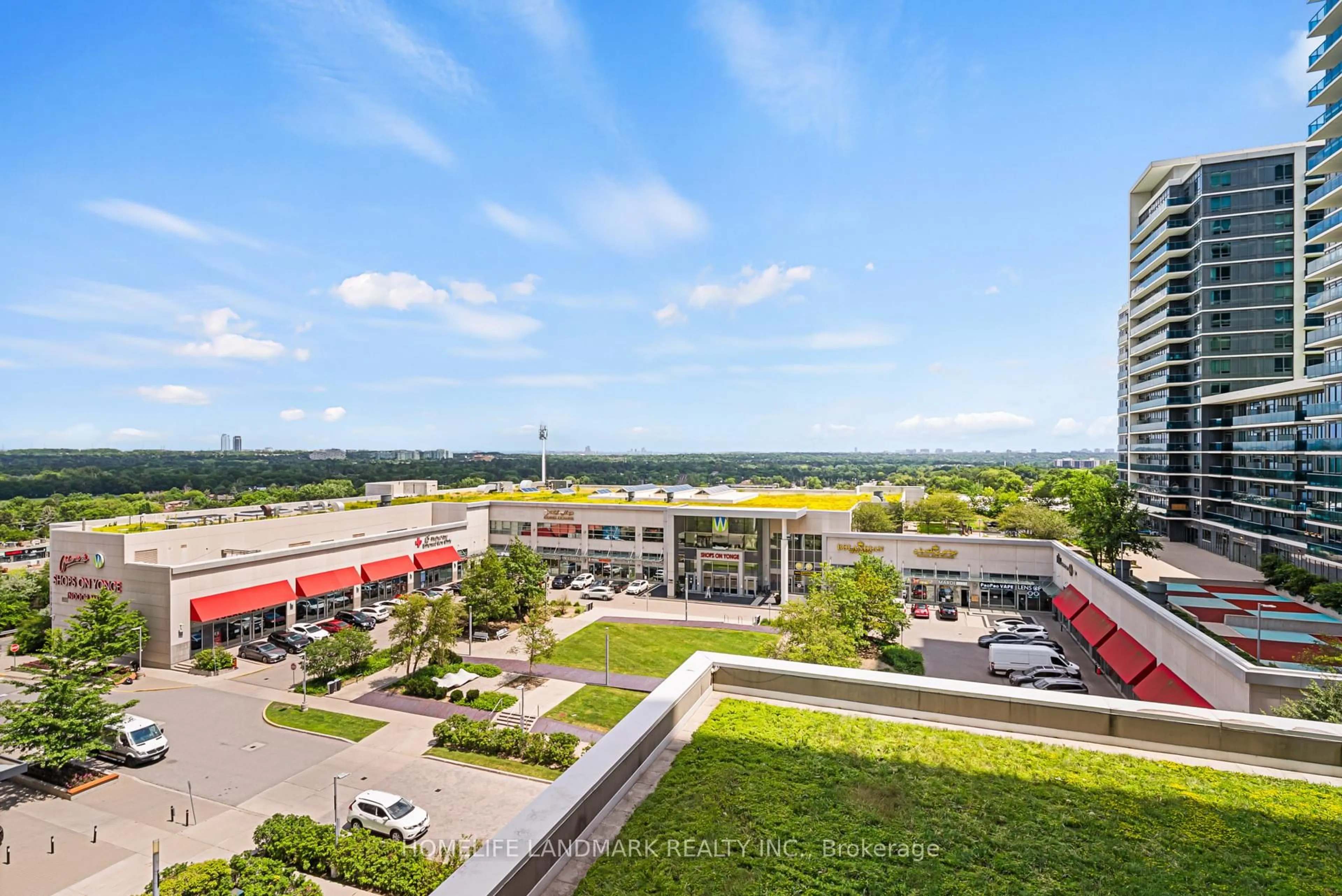 A pic from outside/outdoor area/front of a property/back of a property/a pic from drone, unknown for 7171 Yonge St #506, Markham Ontario L3T 0C5