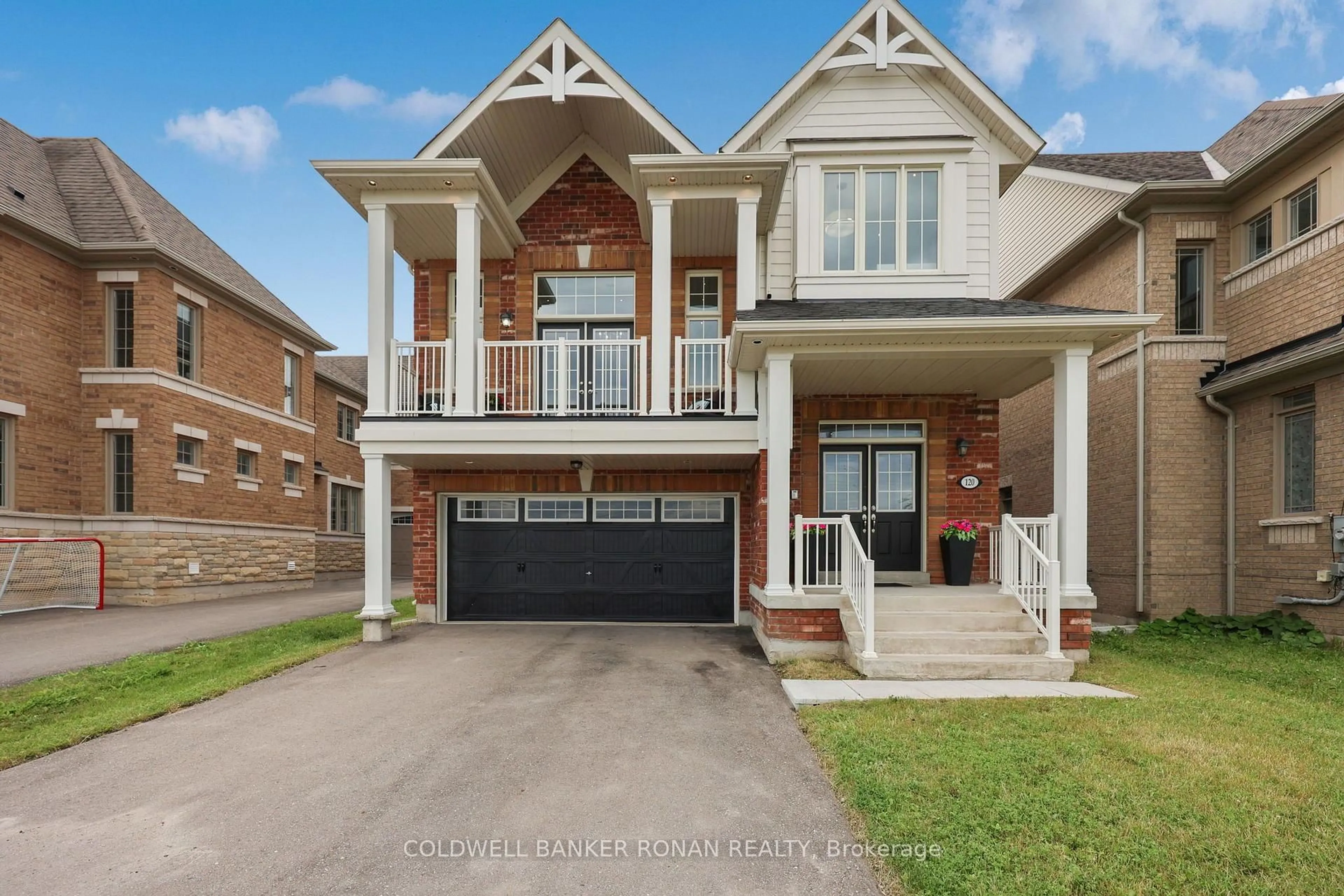 Home with brick exterior material, street for 120 Lorne Thomas Pl, New Tecumseth Ontario L9R 0V8
