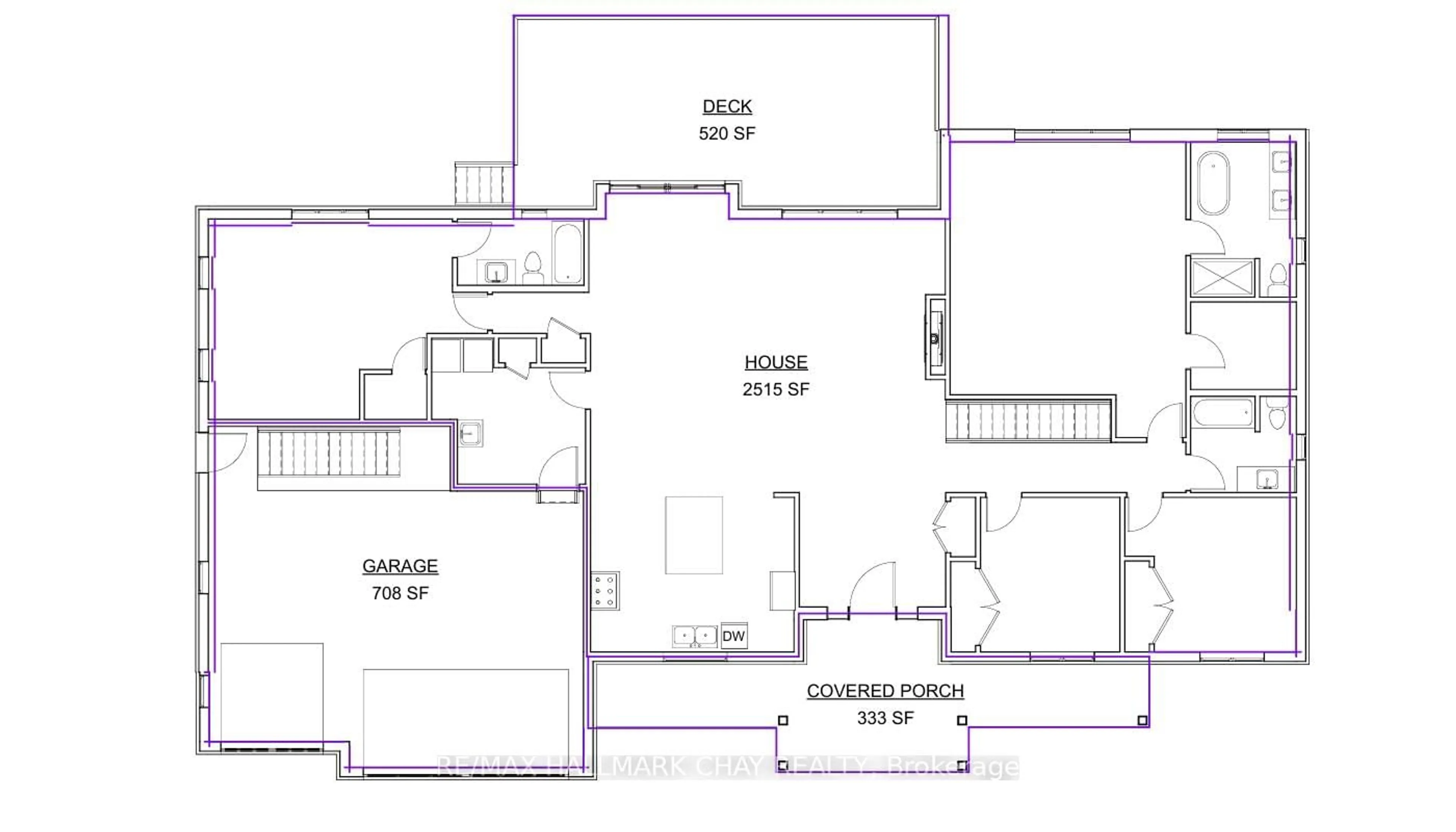 Floor plan for 5446 10th Line, Essa Ontario L0L 1L0