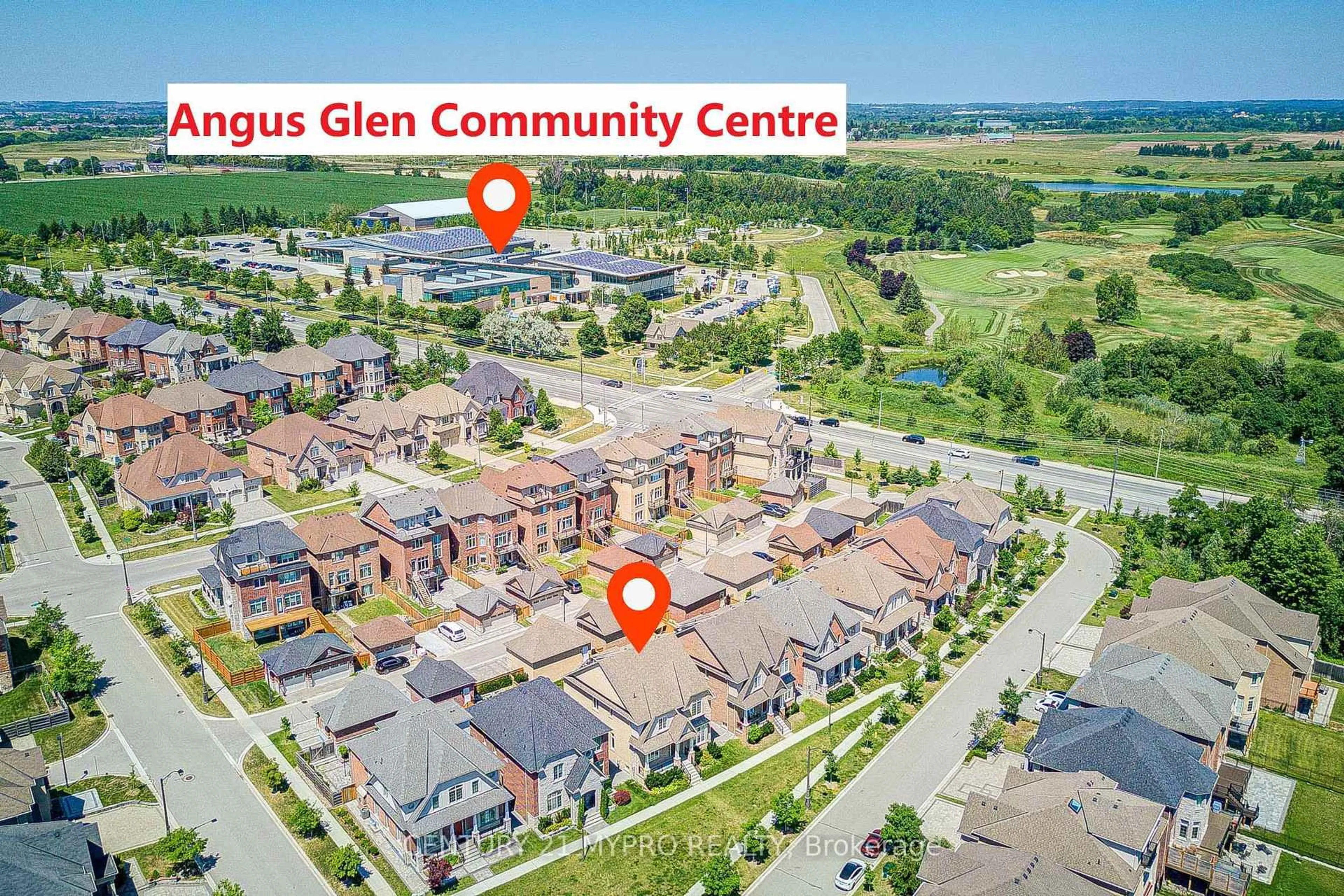 A pic from outside/outdoor area/front of a property/back of a property/a pic from drone, unknown for 6 Tralee Crt, Markham Ontario L6C 0V1