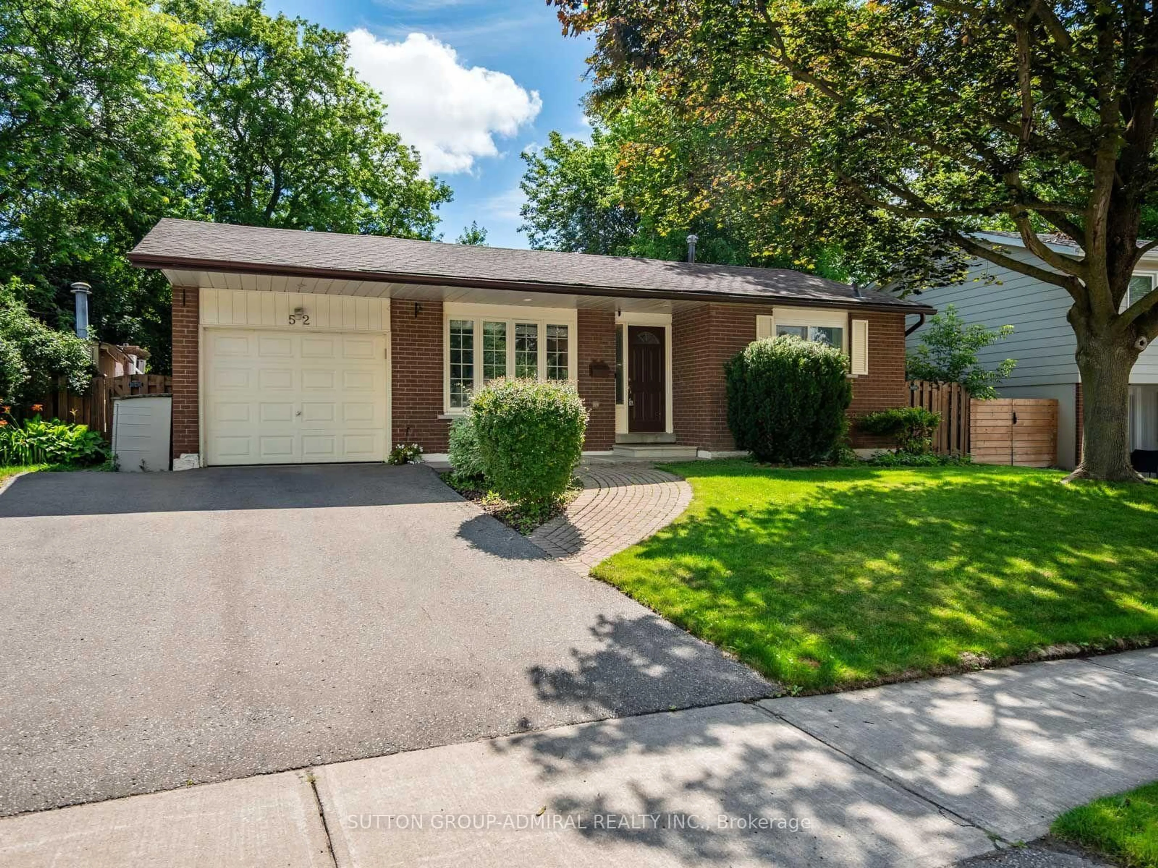 Home with brick exterior material, street for 52 Sir Bedevere Pl, Markham Ontario L3P 2W4