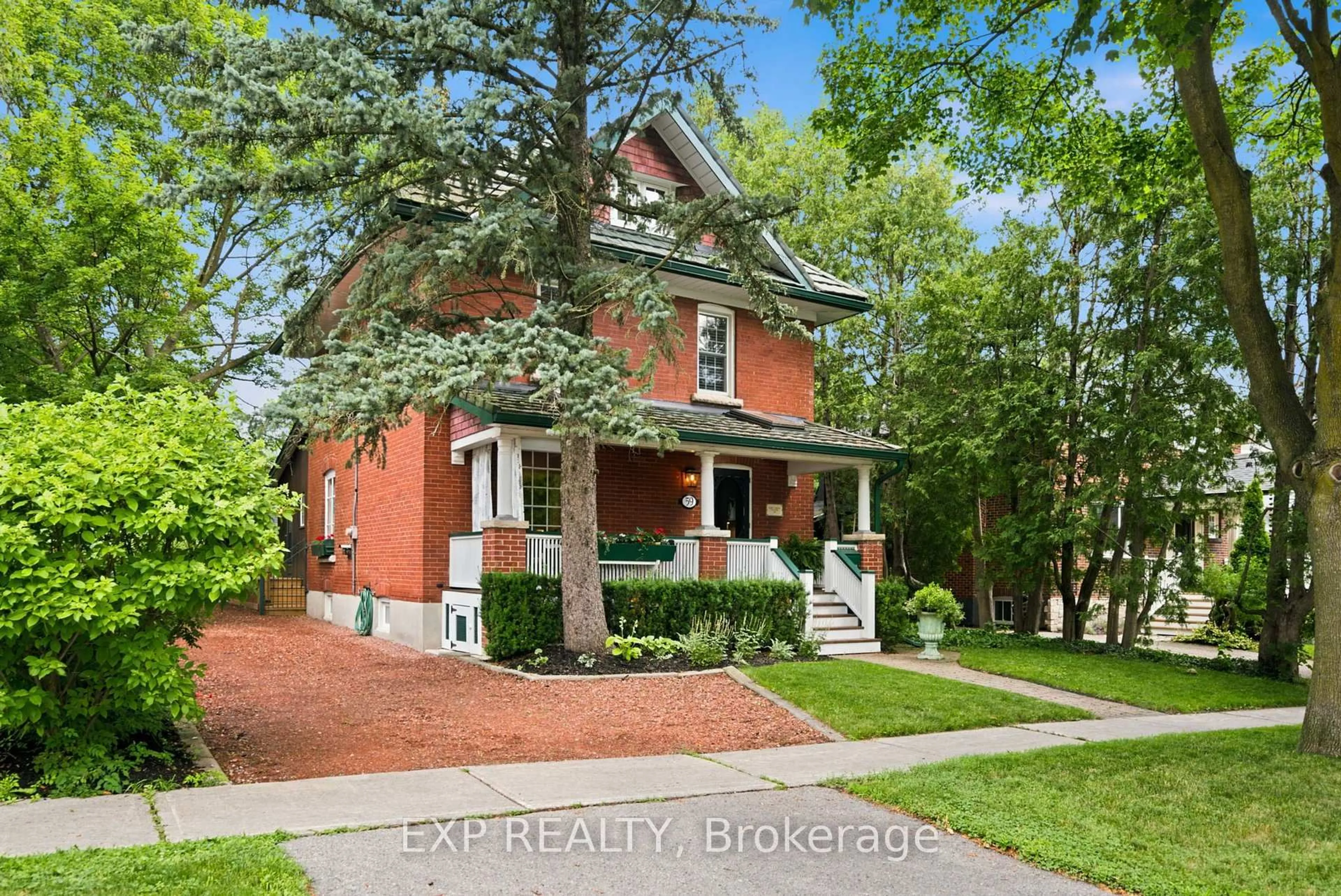 Home with brick exterior material, street for 59 Roseview Ave, Richmond Hill Ontario L4C 1C6