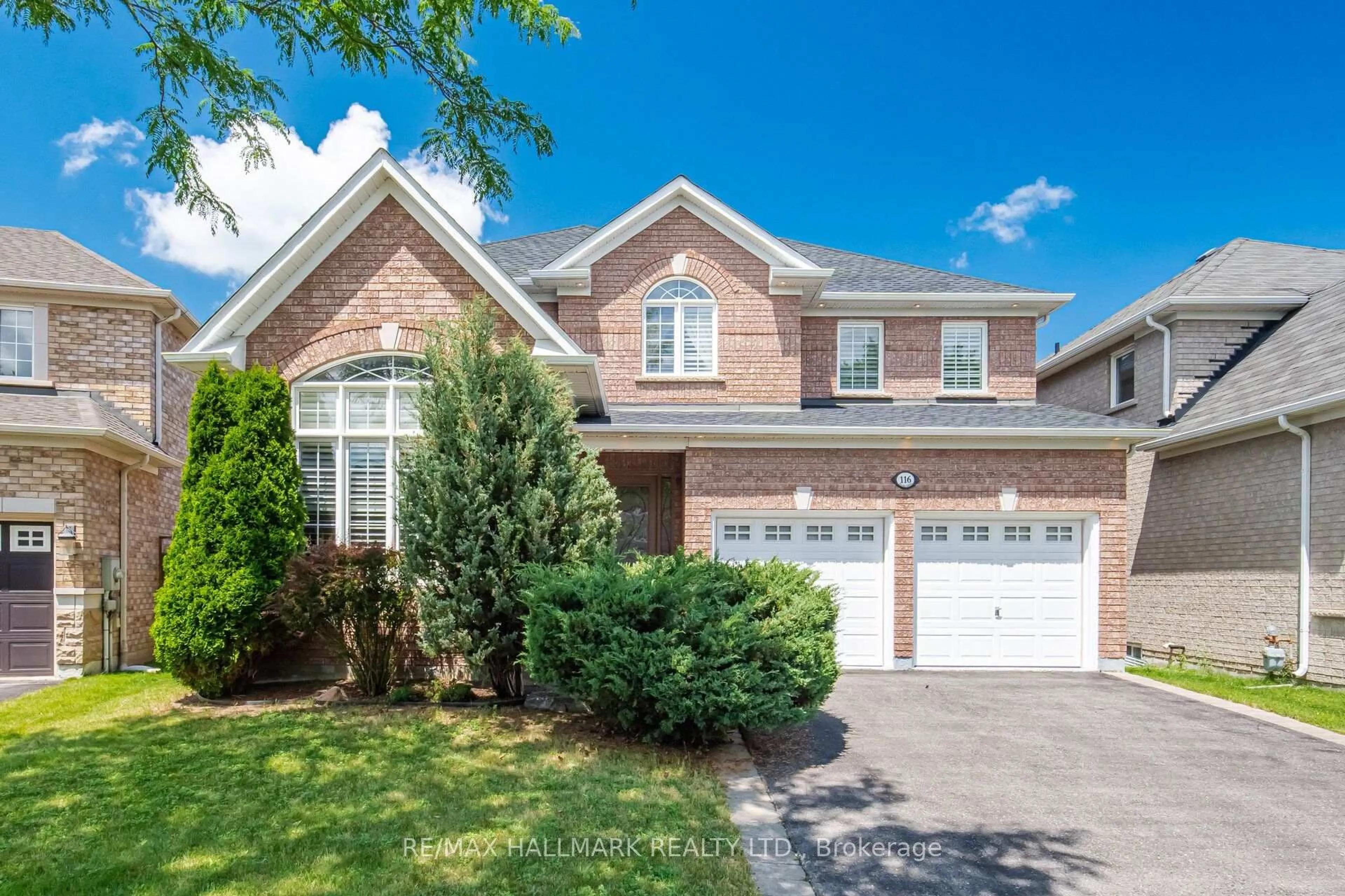 Home with brick exterior material, street for 116 Beare Tr, Newmarket Ontario L3X 3B6