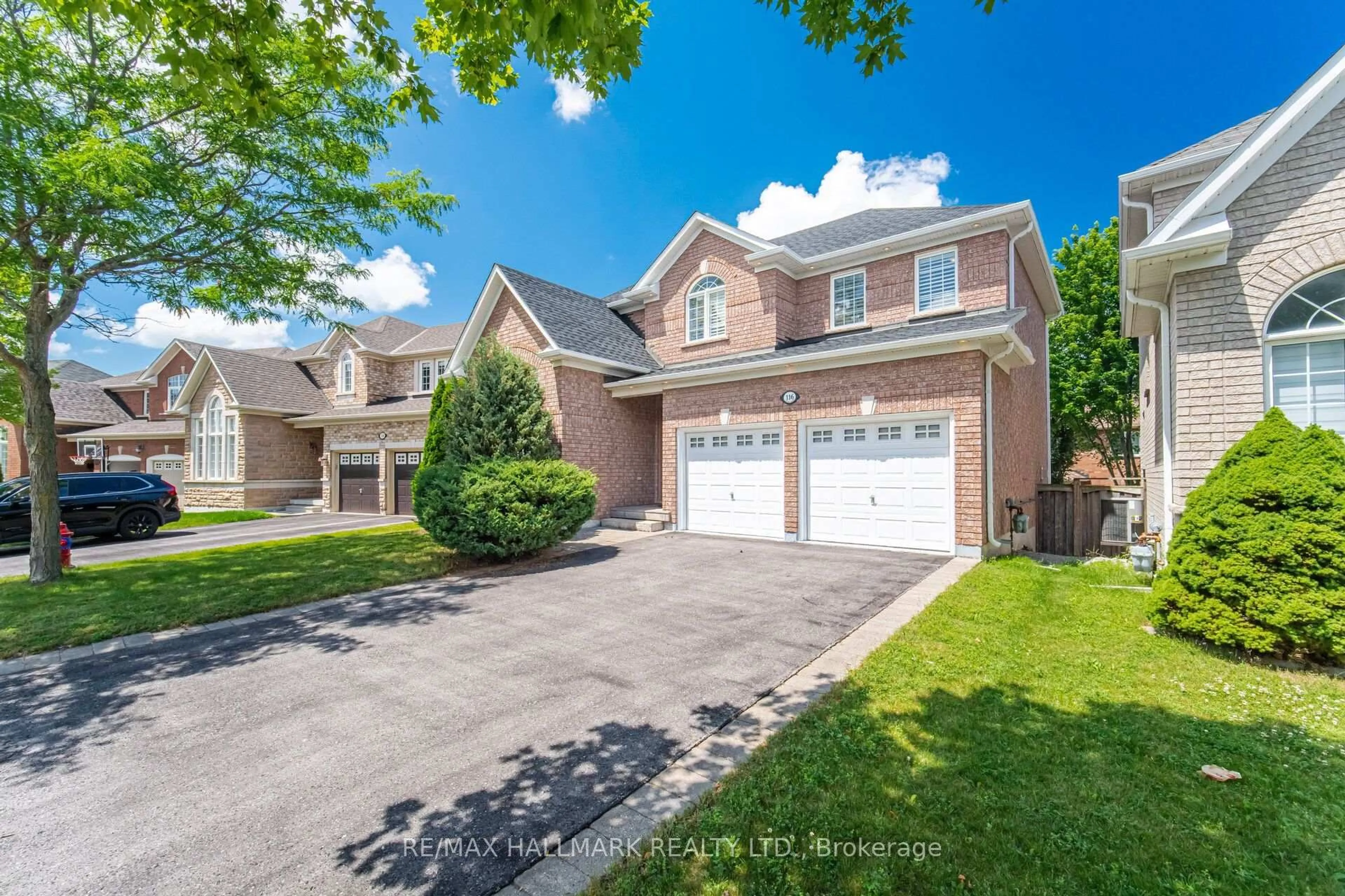 Home with brick exterior material, street for 116 Beare Tr, Newmarket Ontario L3X 3B6