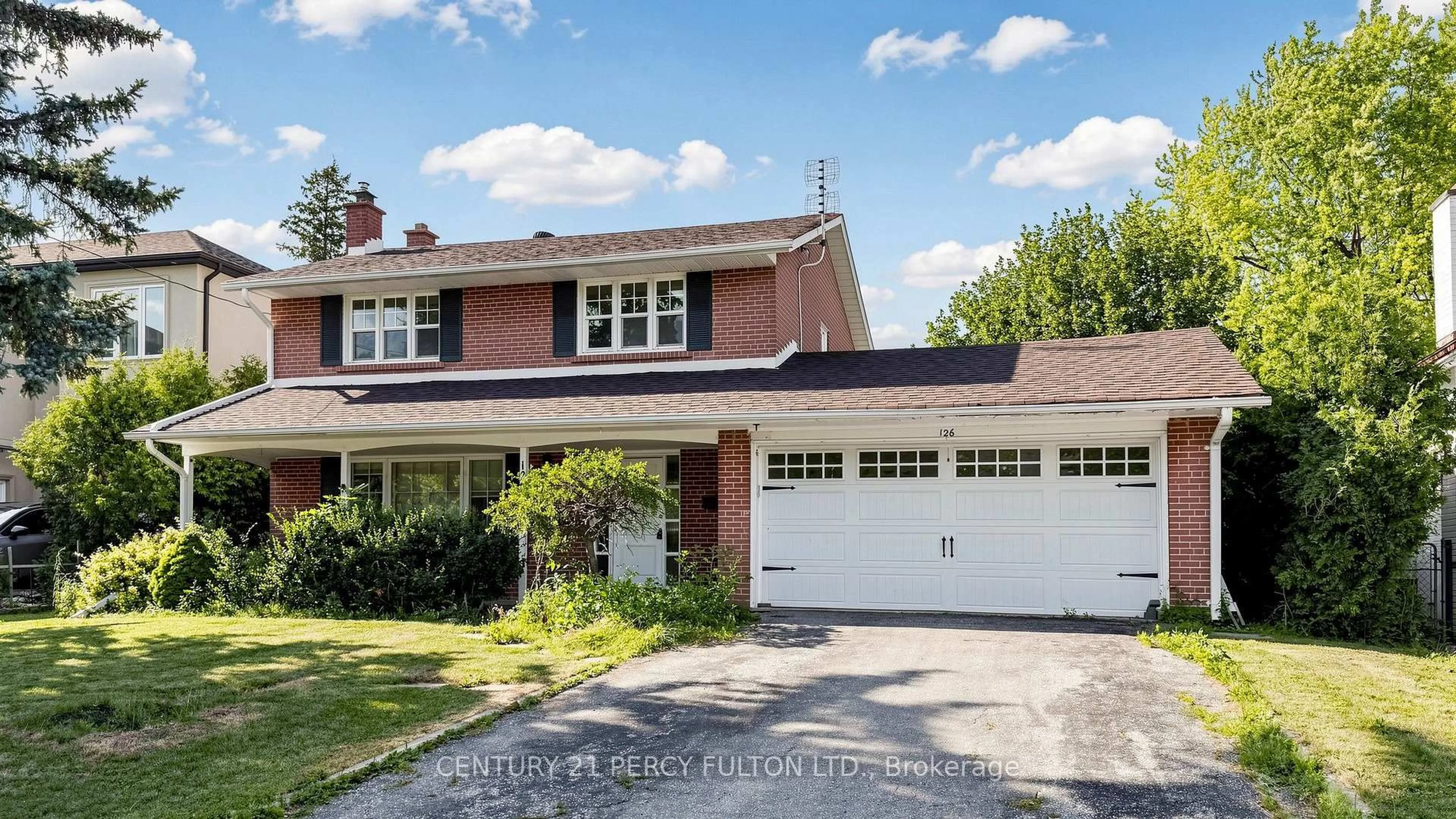 Home with brick exterior material, street for 126 Sherwood Forest Dr, Markham Ontario L3P 1R1