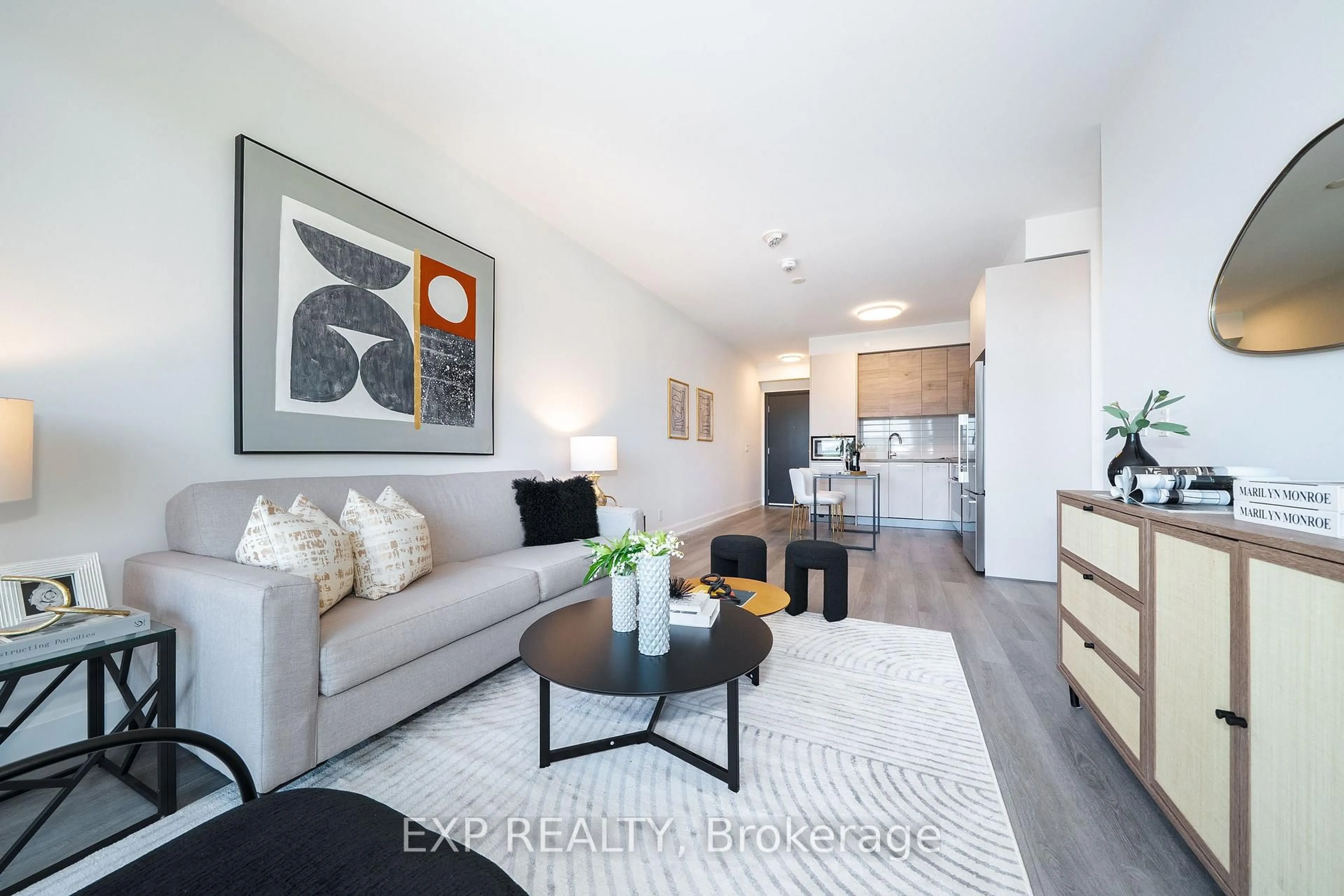 Living room with furniture, unknown for 38 Gandhi Lane #612, Markham Ontario L3T 0G9