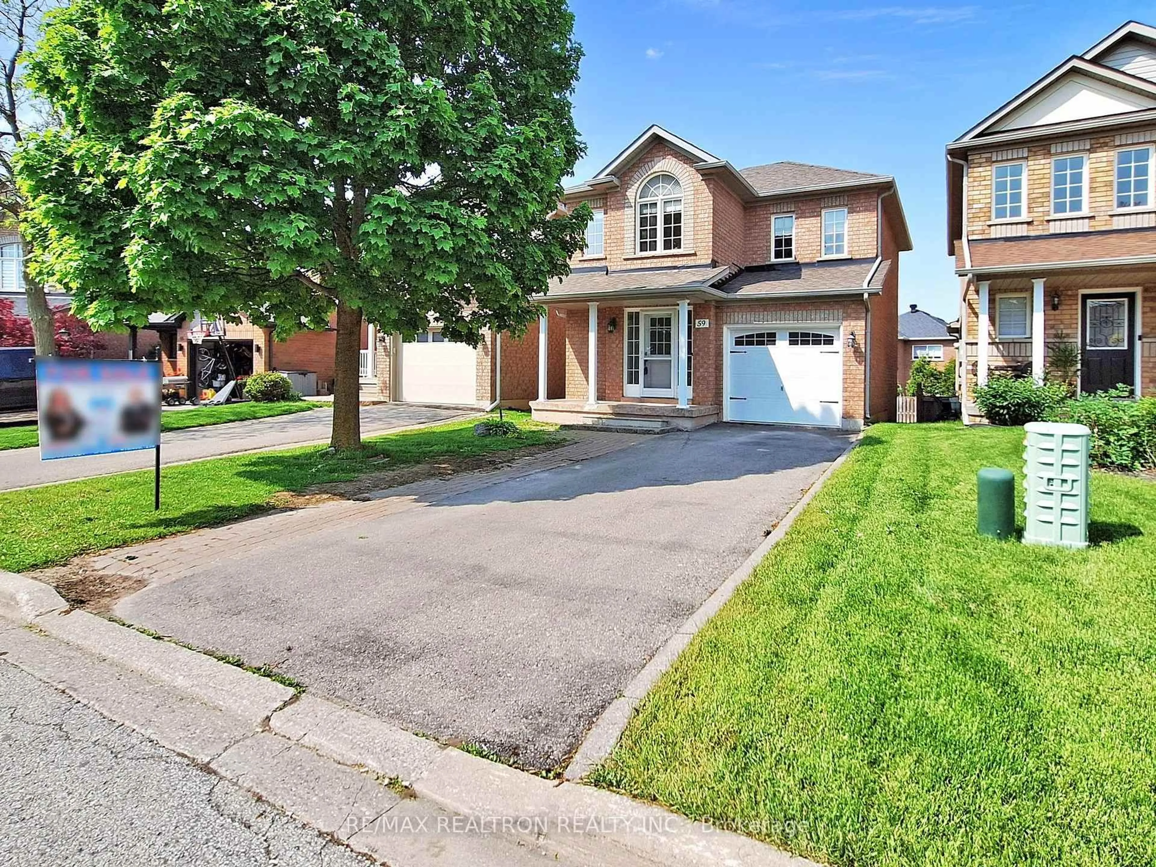 Home with brick exterior material, street for 59 Goyo Gate, Vaughan Ontario L4A 3T4