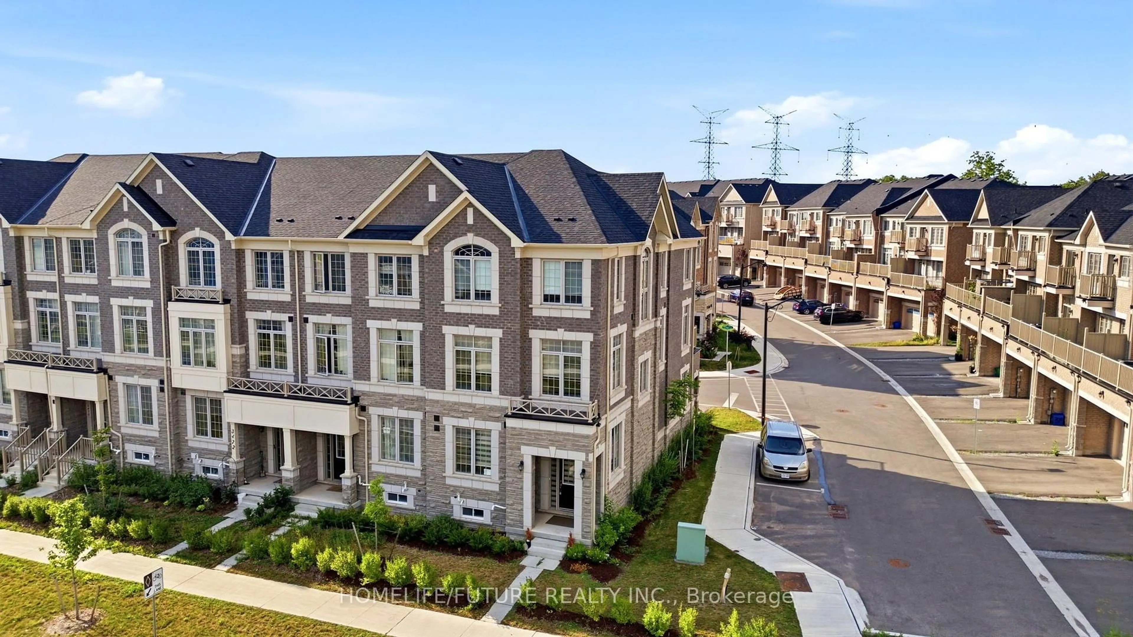 A pic from outside/outdoor area/front of a property/back of a property/a pic from drone, unknown for 3476 Denison St, Markham Ontario L3S 0E9