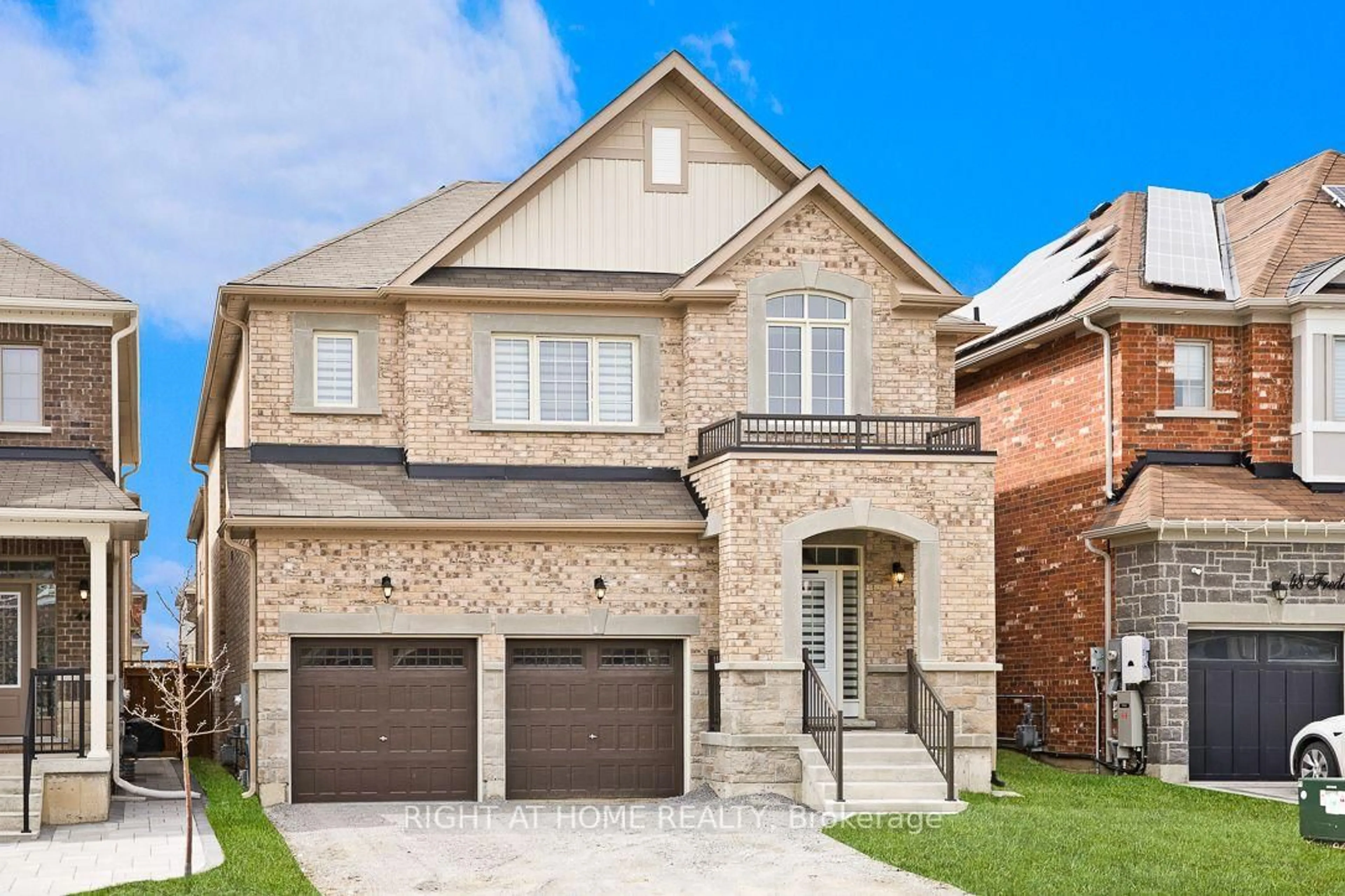Home with brick exterior material, street for 46 Frederick Taylor Way, East Gwillimbury Ontario L0G 1M0