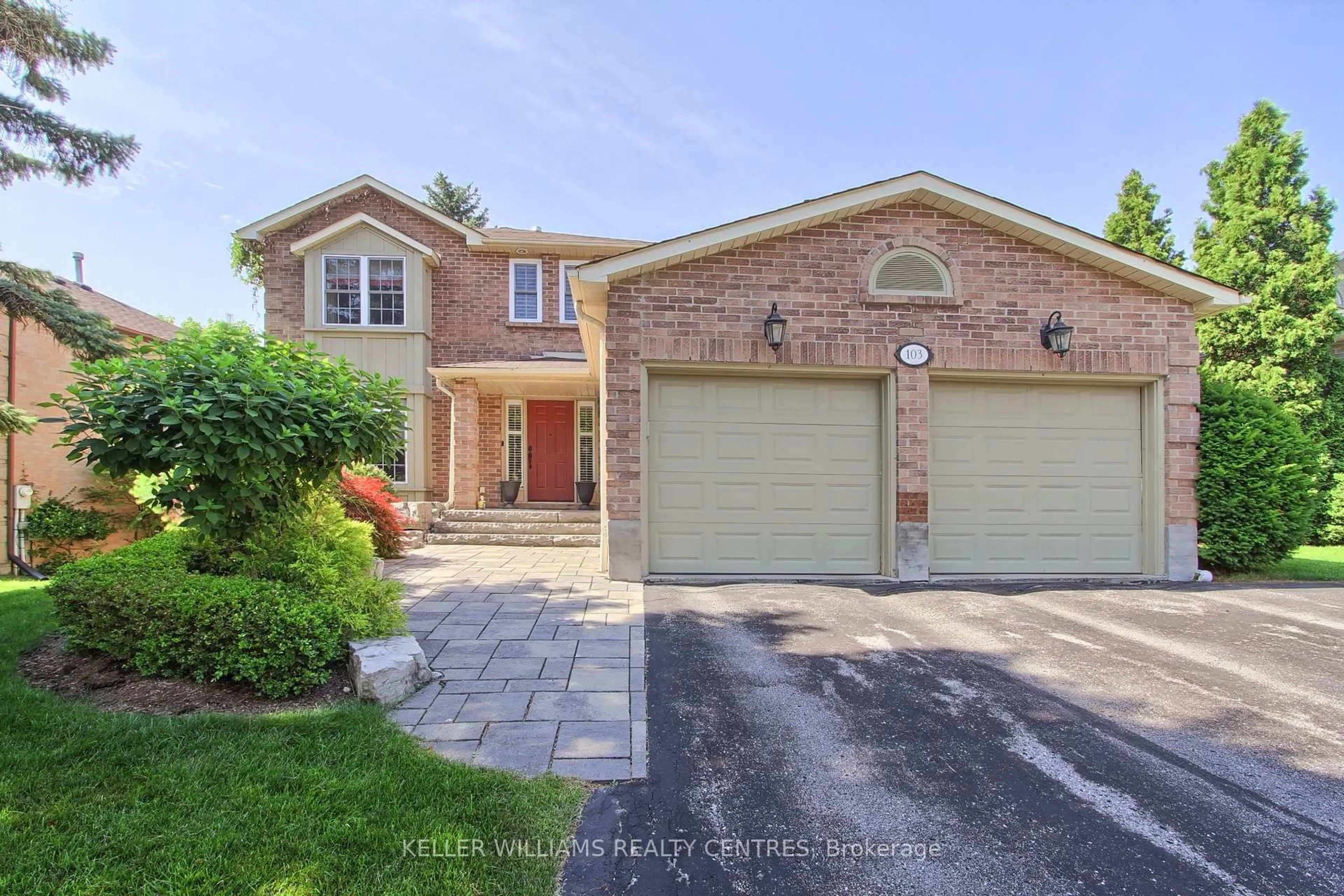 Home with brick exterior material, street for 103 Timpson Dr, Aurora Ontario L4G 5N5