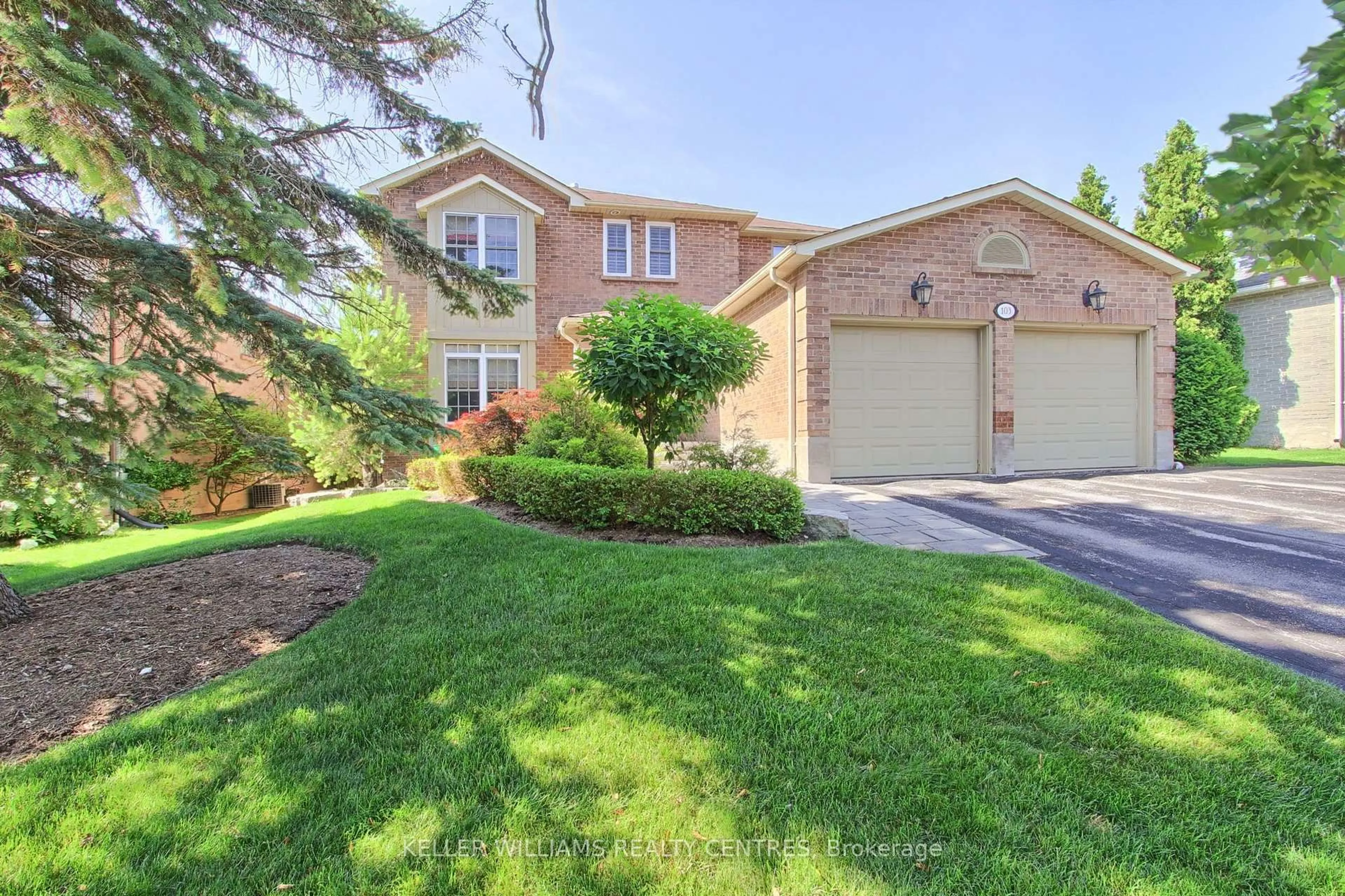 Home with brick exterior material, street for 103 Timpson Dr, Aurora Ontario L4G 5N5
