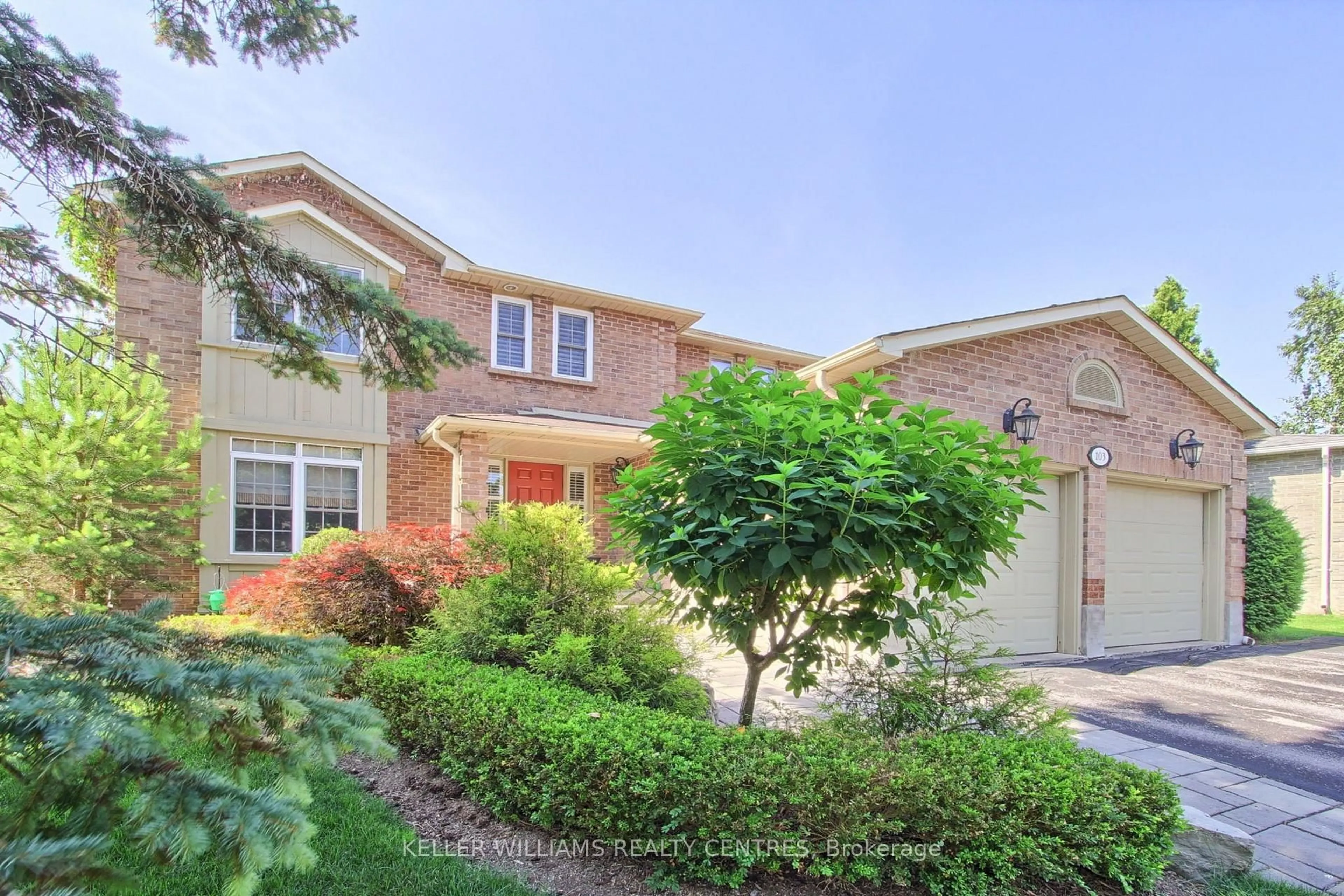 Home with brick exterior material, street for 103 Timpson Dr, Aurora Ontario L4G 5N5