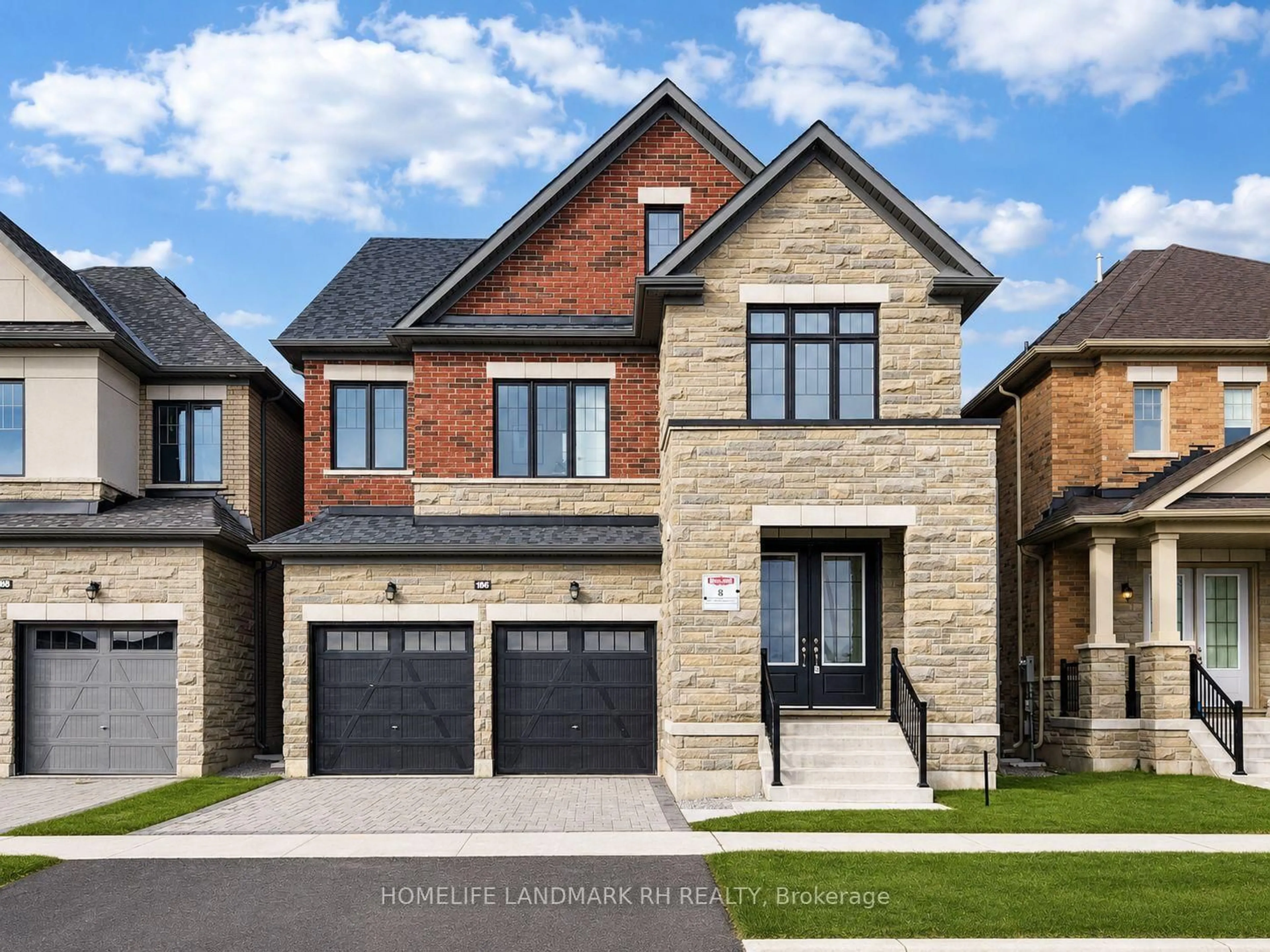 Home with brick exterior material, street for 186 Leslie Richards St, Markham Ontario L6C 3N3