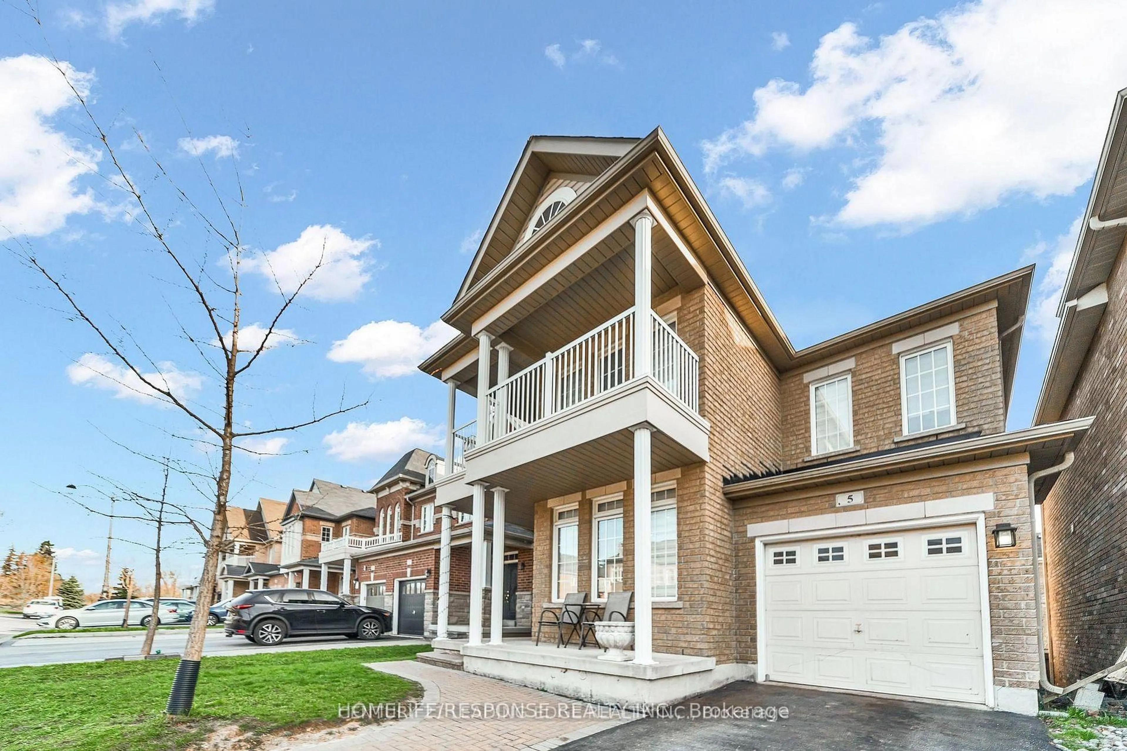 Home with brick exterior material, street for 5 Gooseman Cres, Markham Ontario L6B 0S3