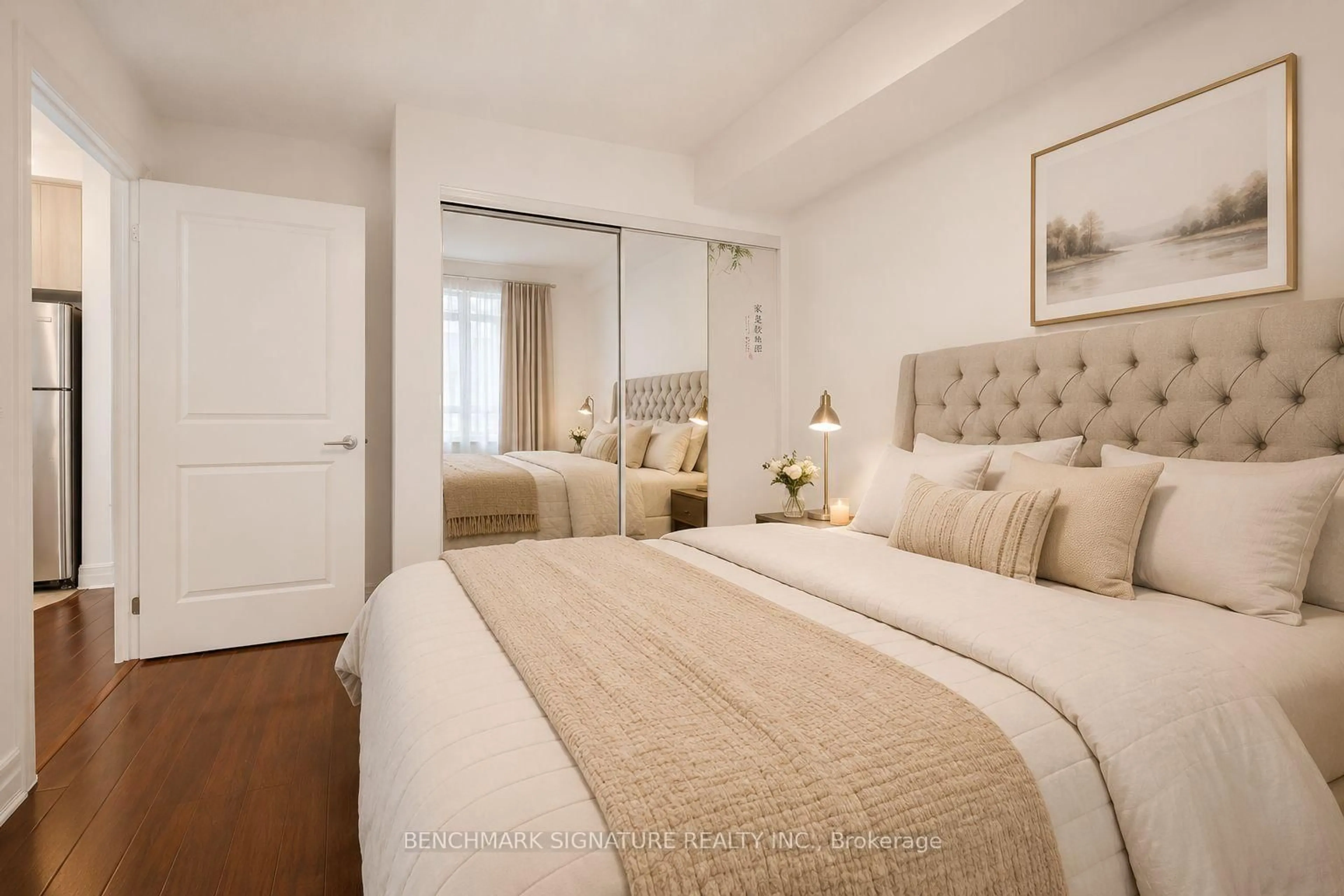 Bedroom with bed, unknown for 8110 Birchmount Rd #315E, Markham Ontario L6G 0E3