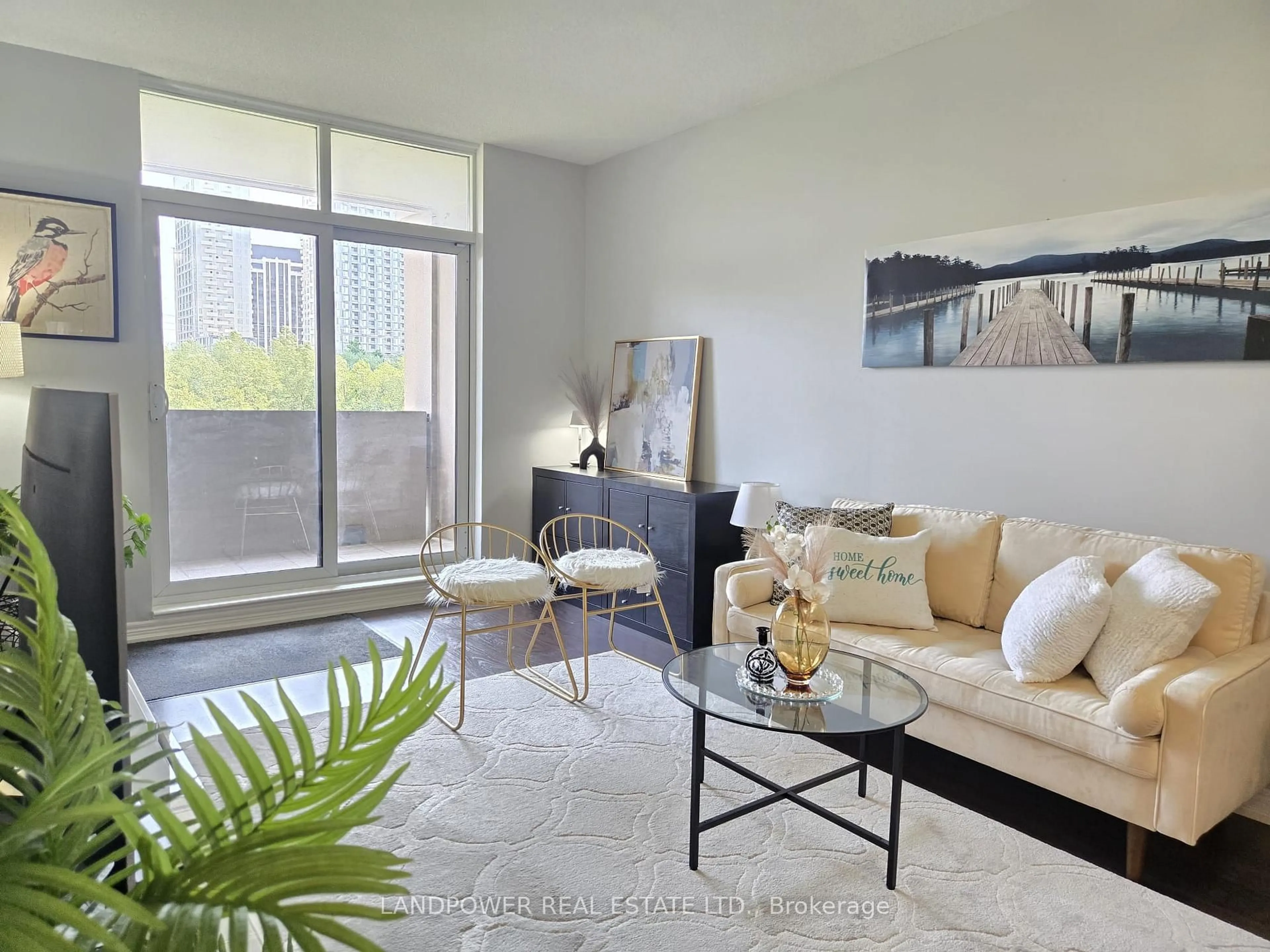 Living room with furniture, unknown for 9245 Jane St #208, Vaughan Ontario L6A 0J9