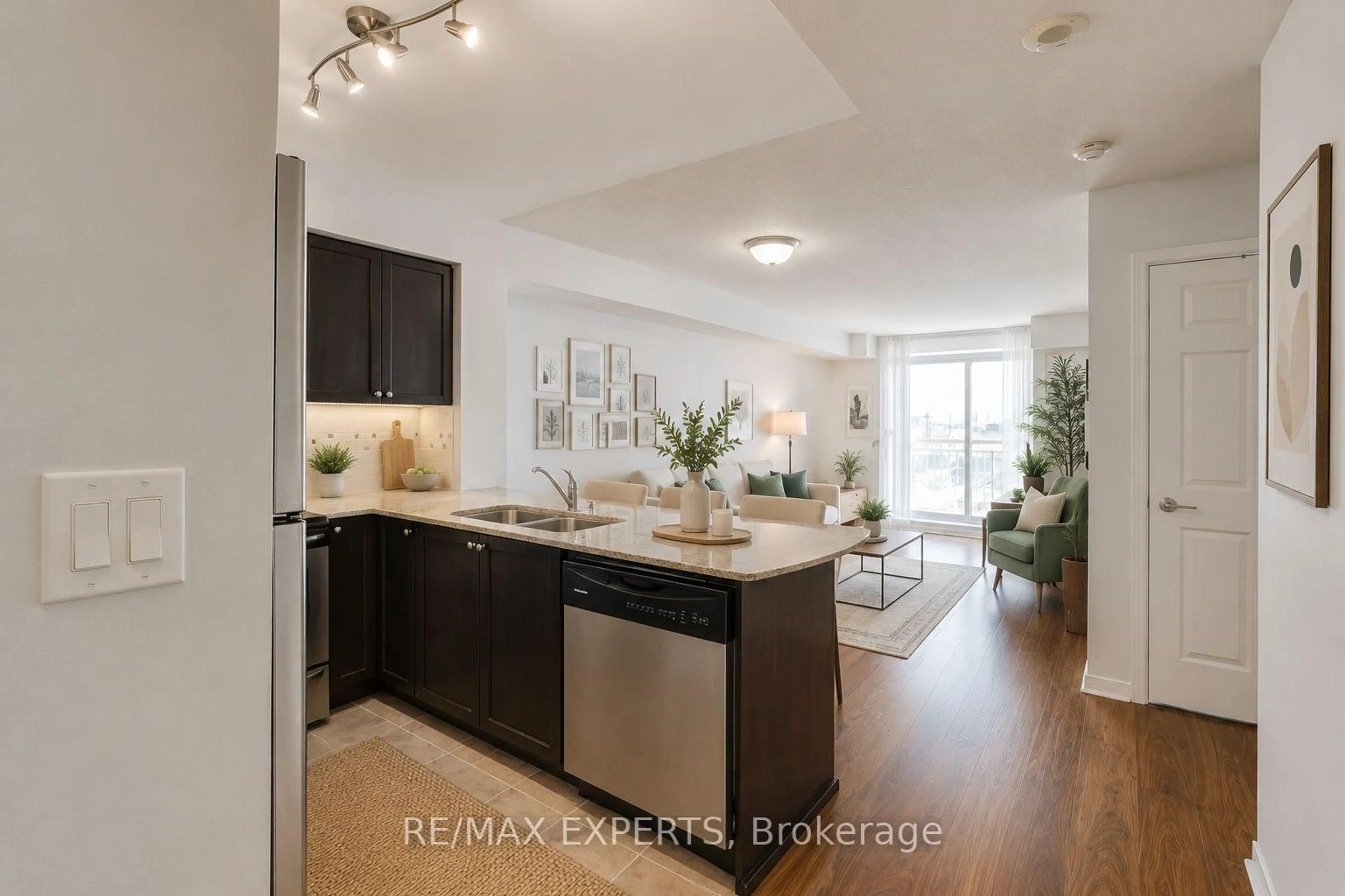 Open concept kitchen, unknown for 75 King William Cres #1009, Richmond Hill Ontario L4B 0C1