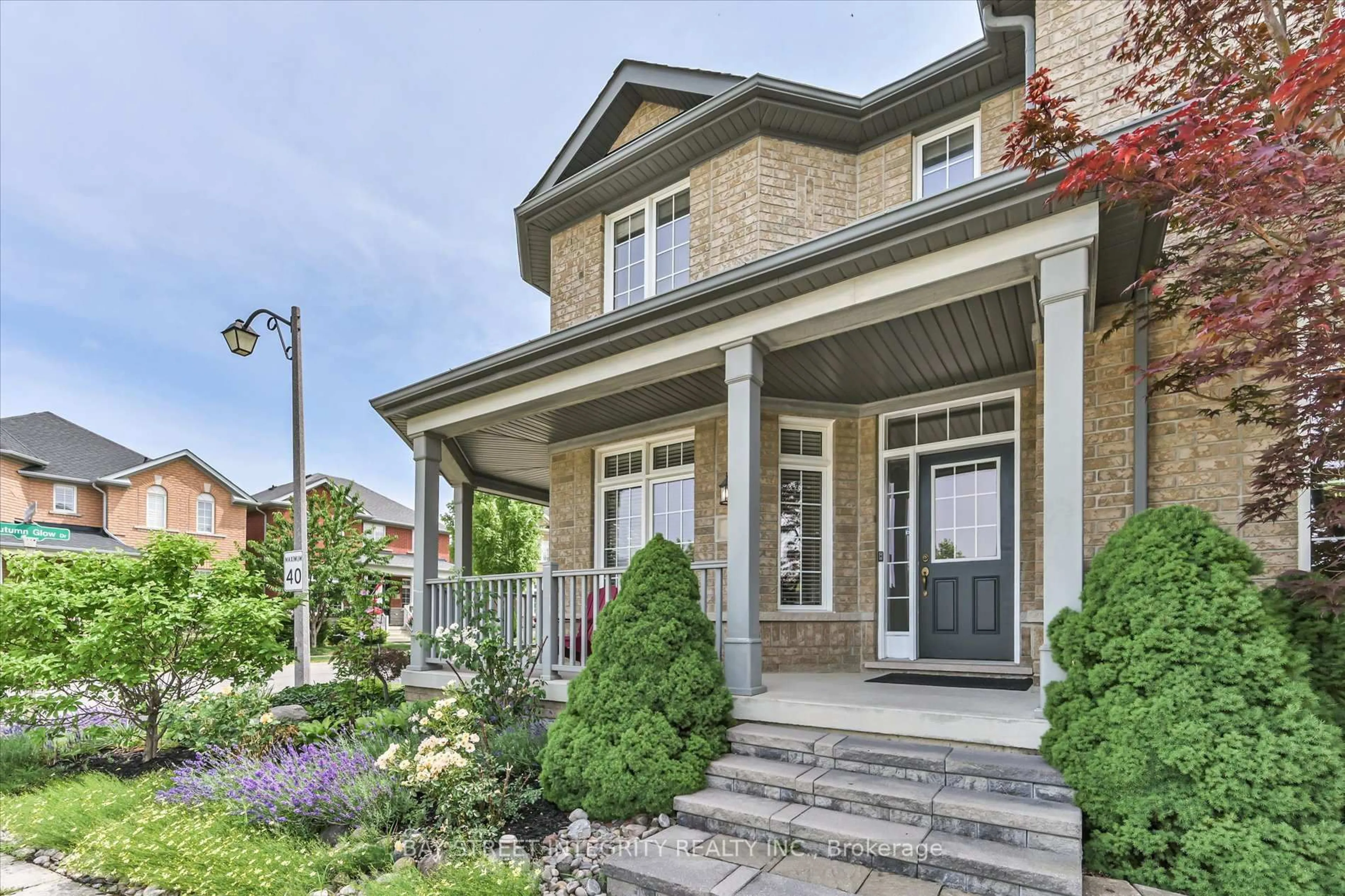 Home with brick exterior material, street for 1 Autumn Glow Dr, Markham Ontario L6B 0P4