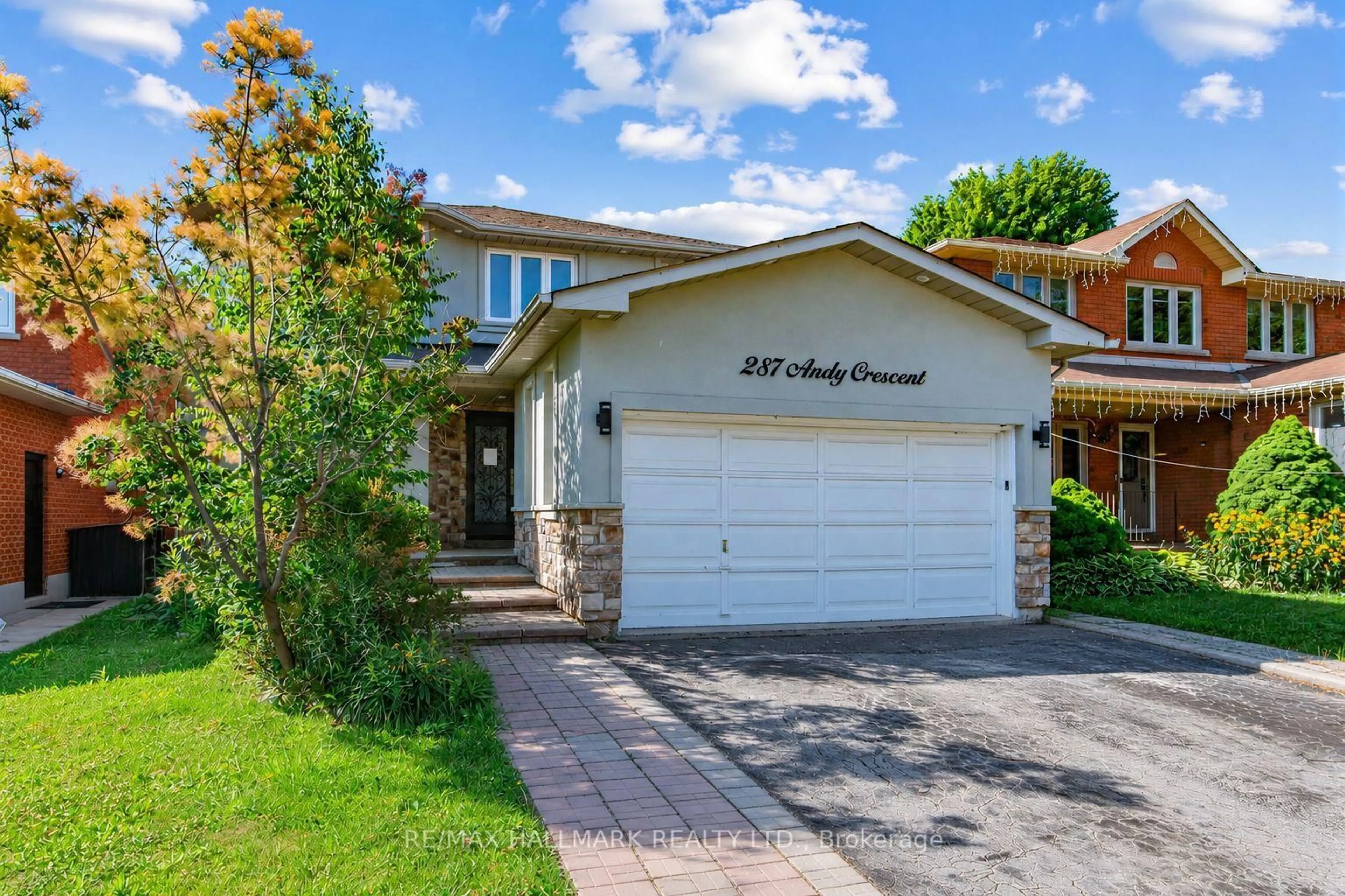 Home with brick exterior material, street for 287 Andy Cres, Vaughan Ontario L4H 1C4