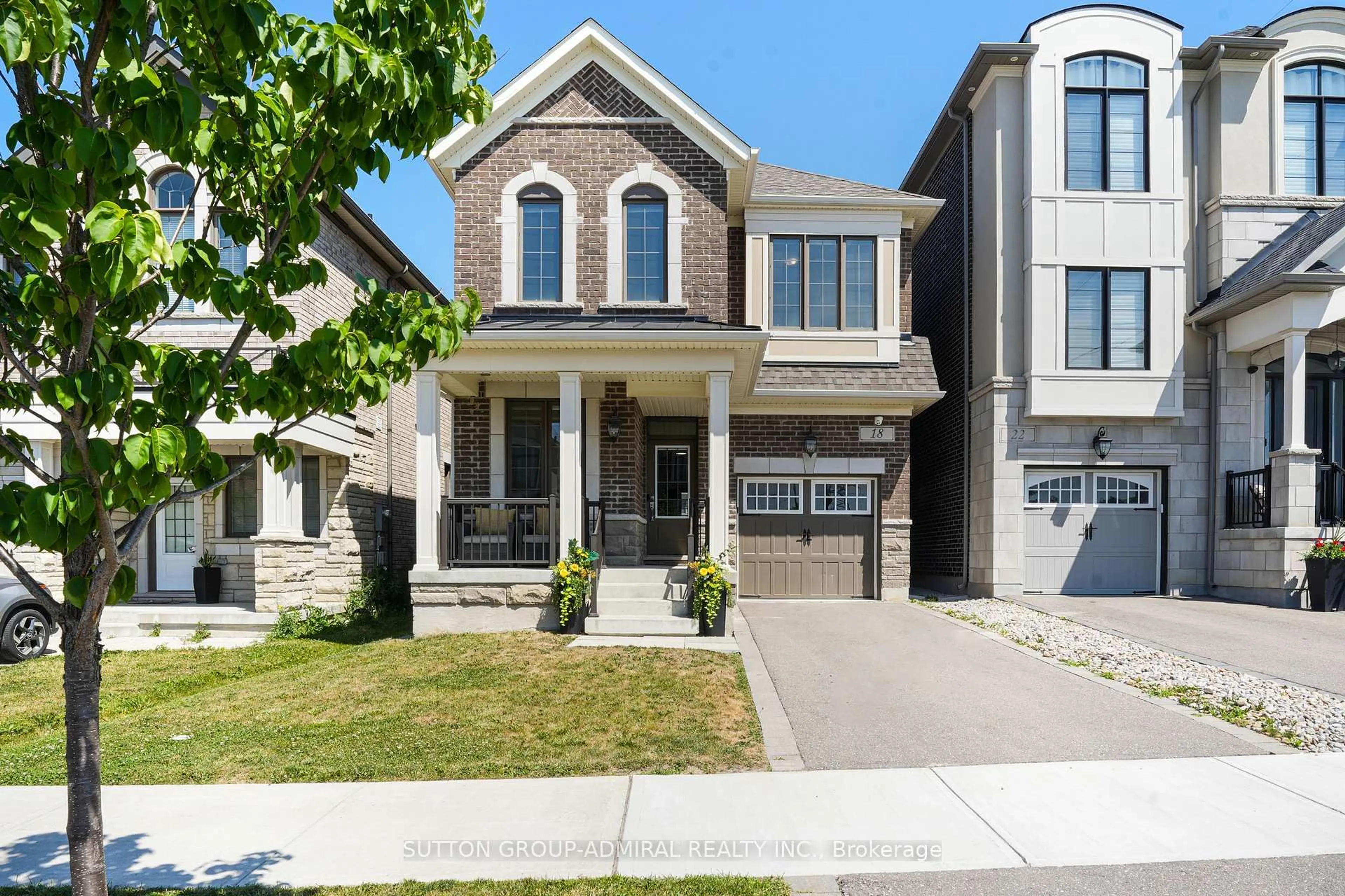 Home with brick exterior material, street for 18 Morning Sparrow Dr, Vaughan Ontario L4H 5A6