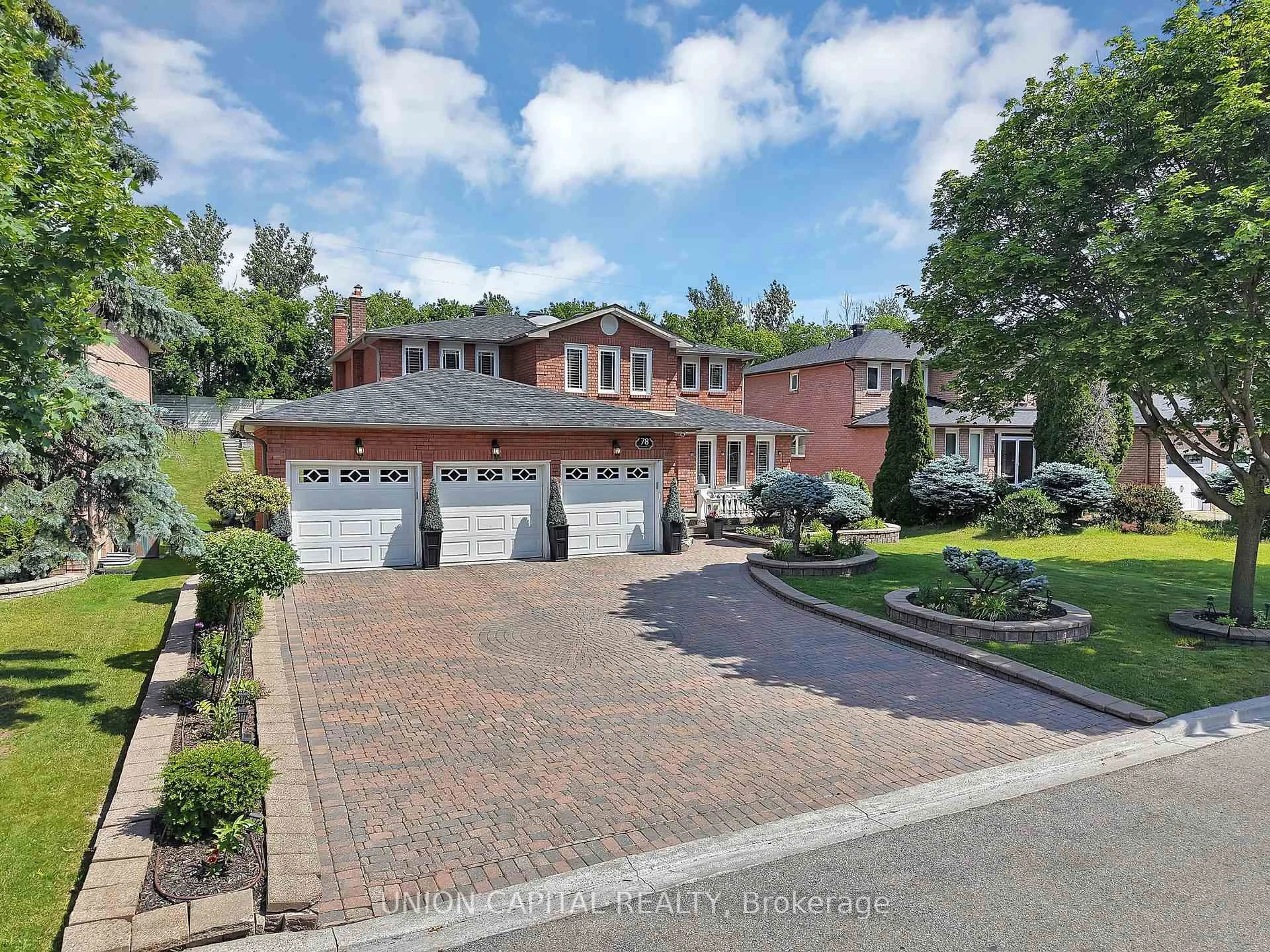 Home with brick exterior material, street for 78 Beckenridge Dr, Markham Ontario L3S 3B1