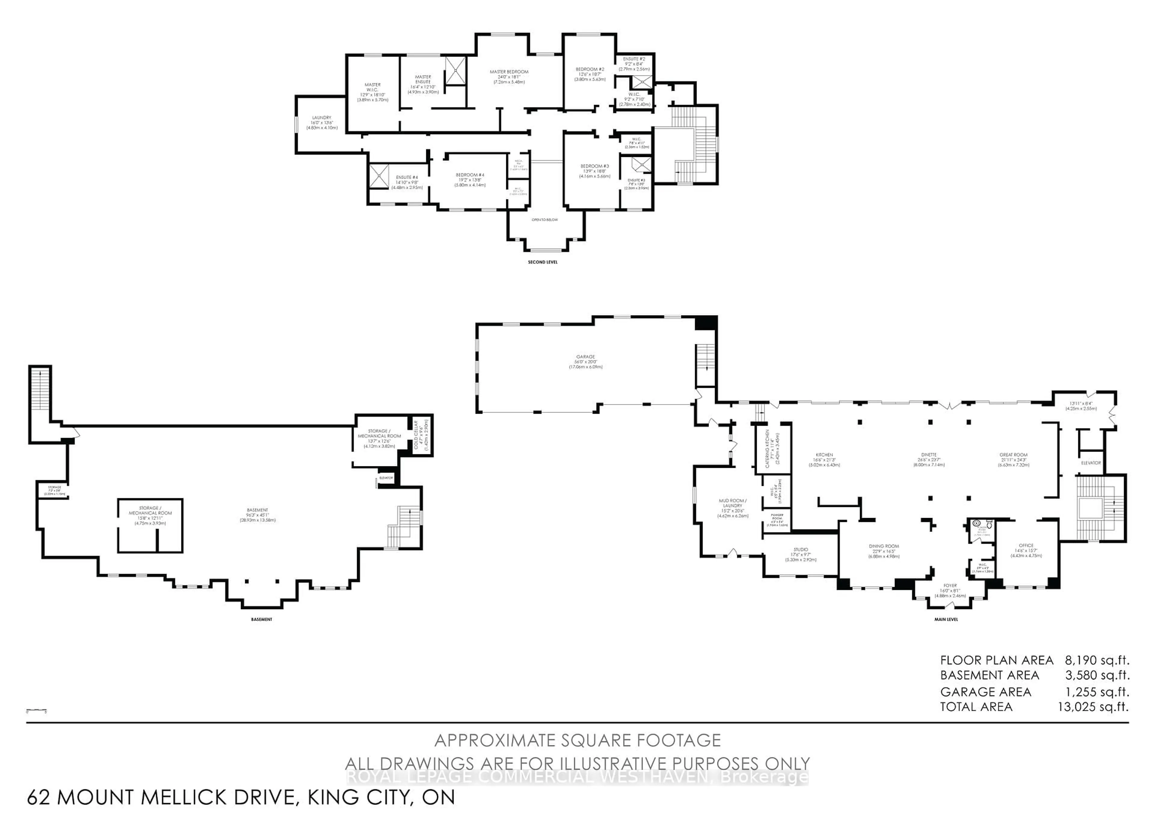 Floor plan for 62 Mount Mellick Dr, King Ontario L7B 1A3