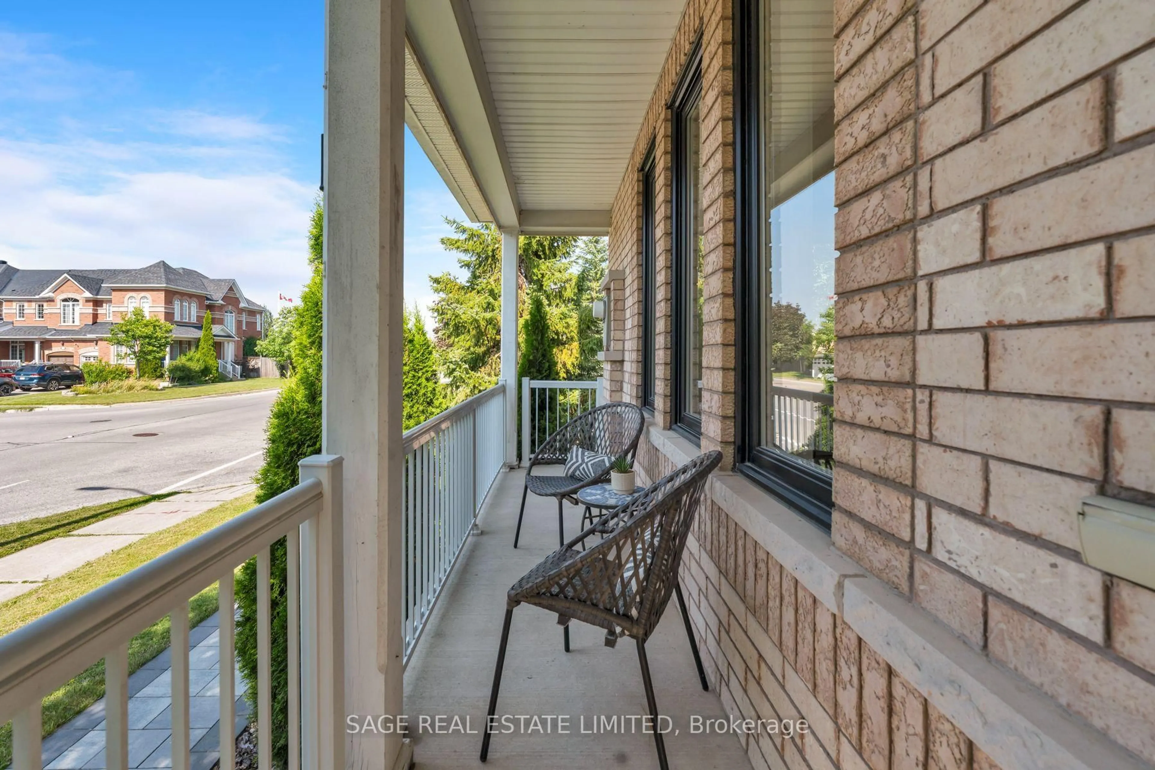 Balcony in the apartment, water/lake/river/ocean view for 51 Pedersen Dr, Aurora Ontario L4G 7R2