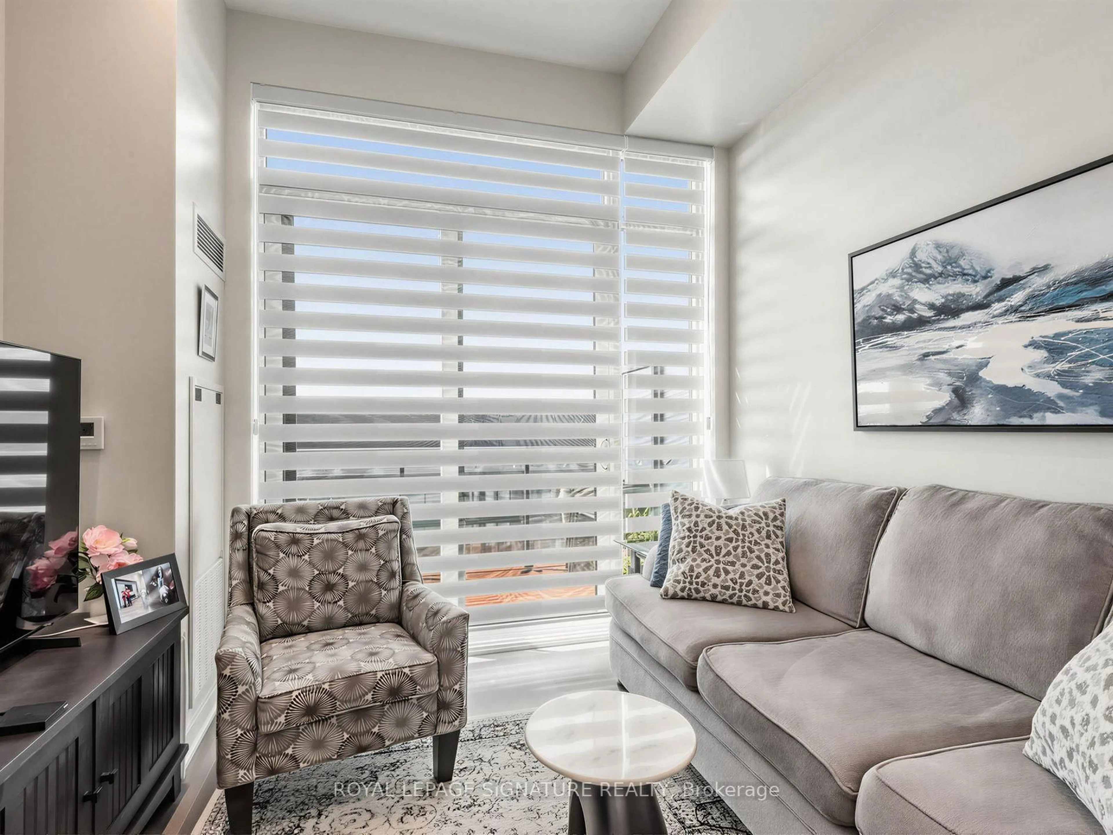 Living room with furniture, unknown for 100 Eagle Rock Way #1205, Vaughan Ontario L6A 5C2