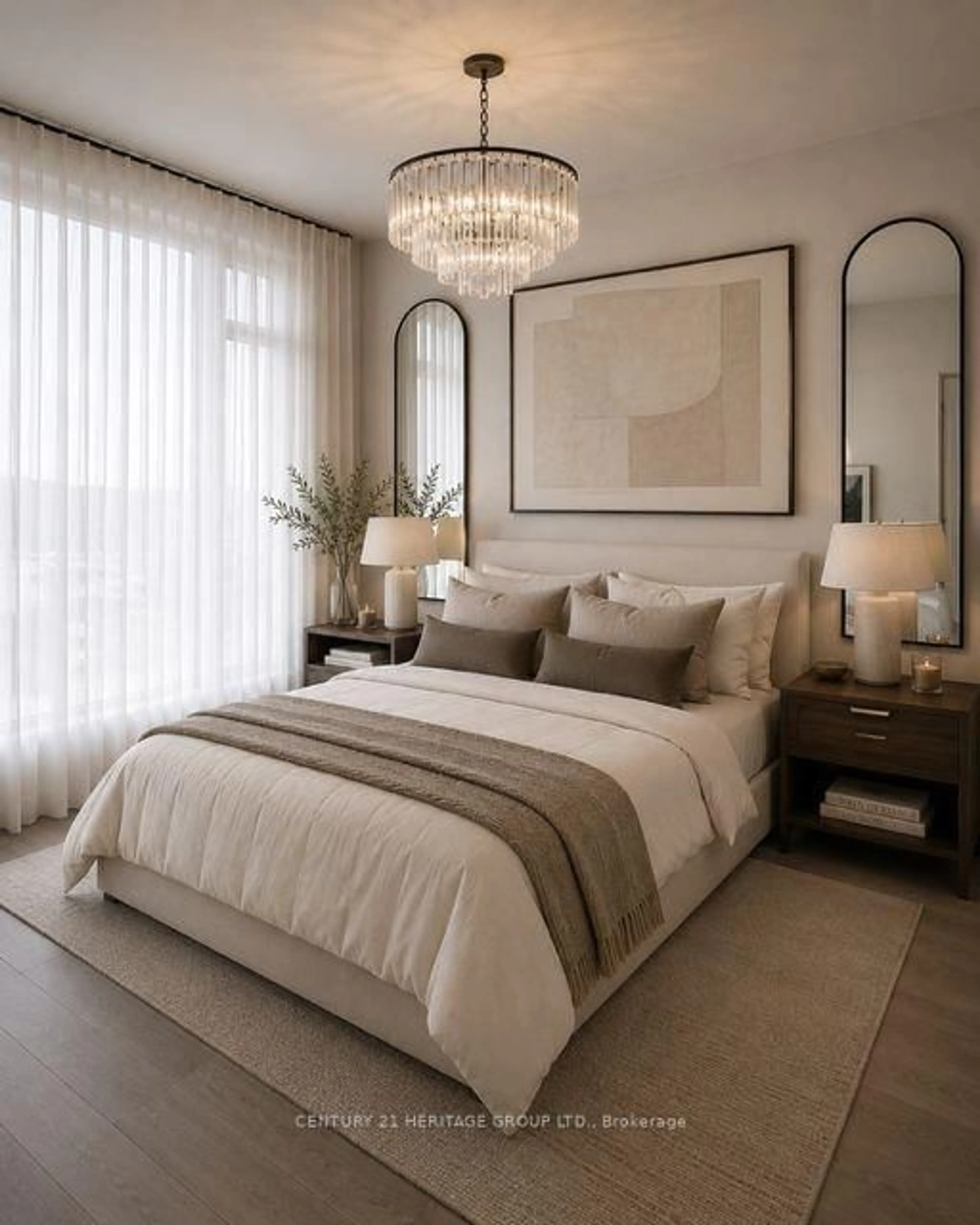 Bedroom with bed, unknown for 474 Caldari Rd #1308, Vaughan Ontario L4K 0R5