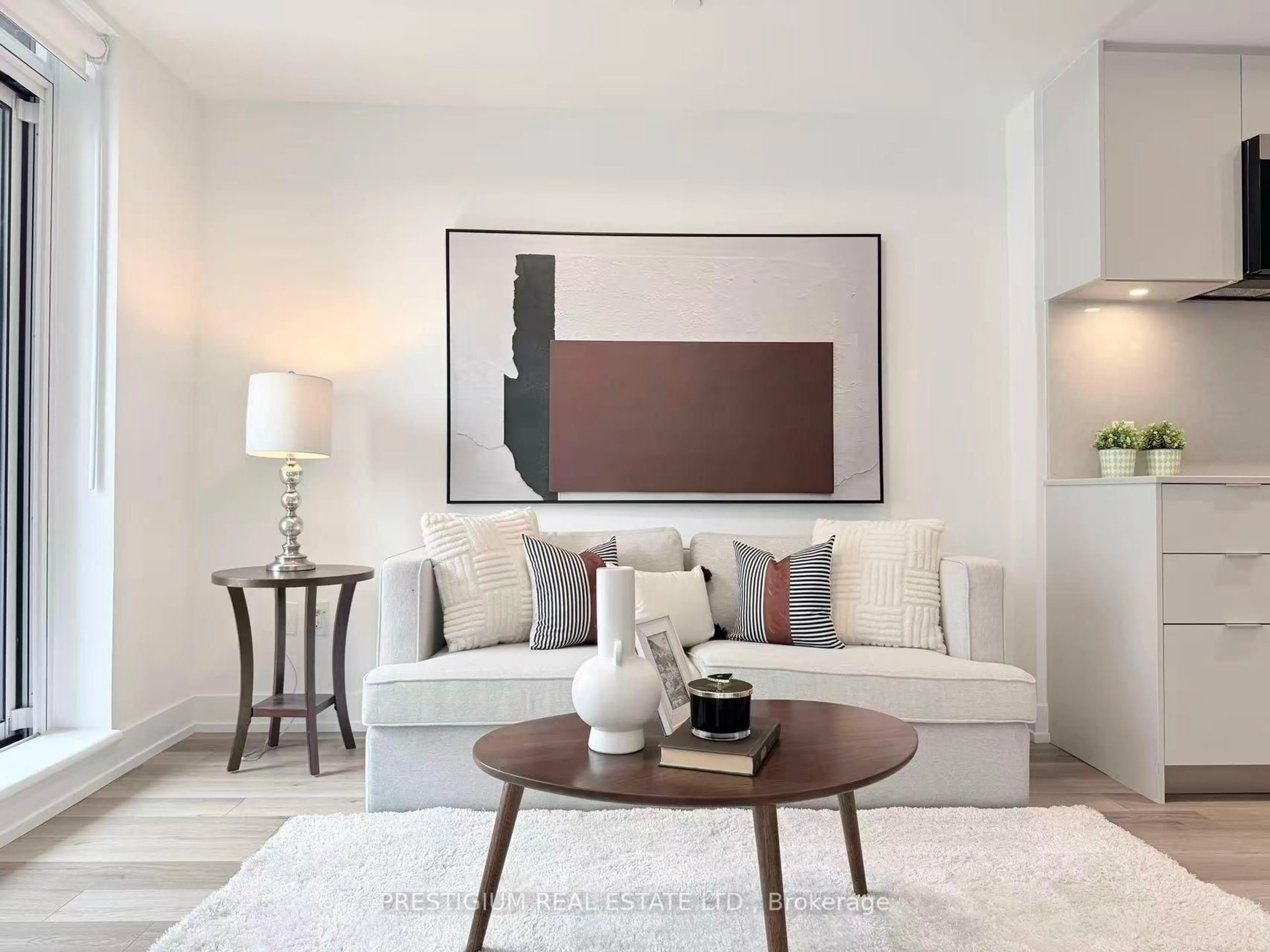 Living room with furniture, unknown for 9 Clegg Rd #1501, Markham Ontario L6G 0H3