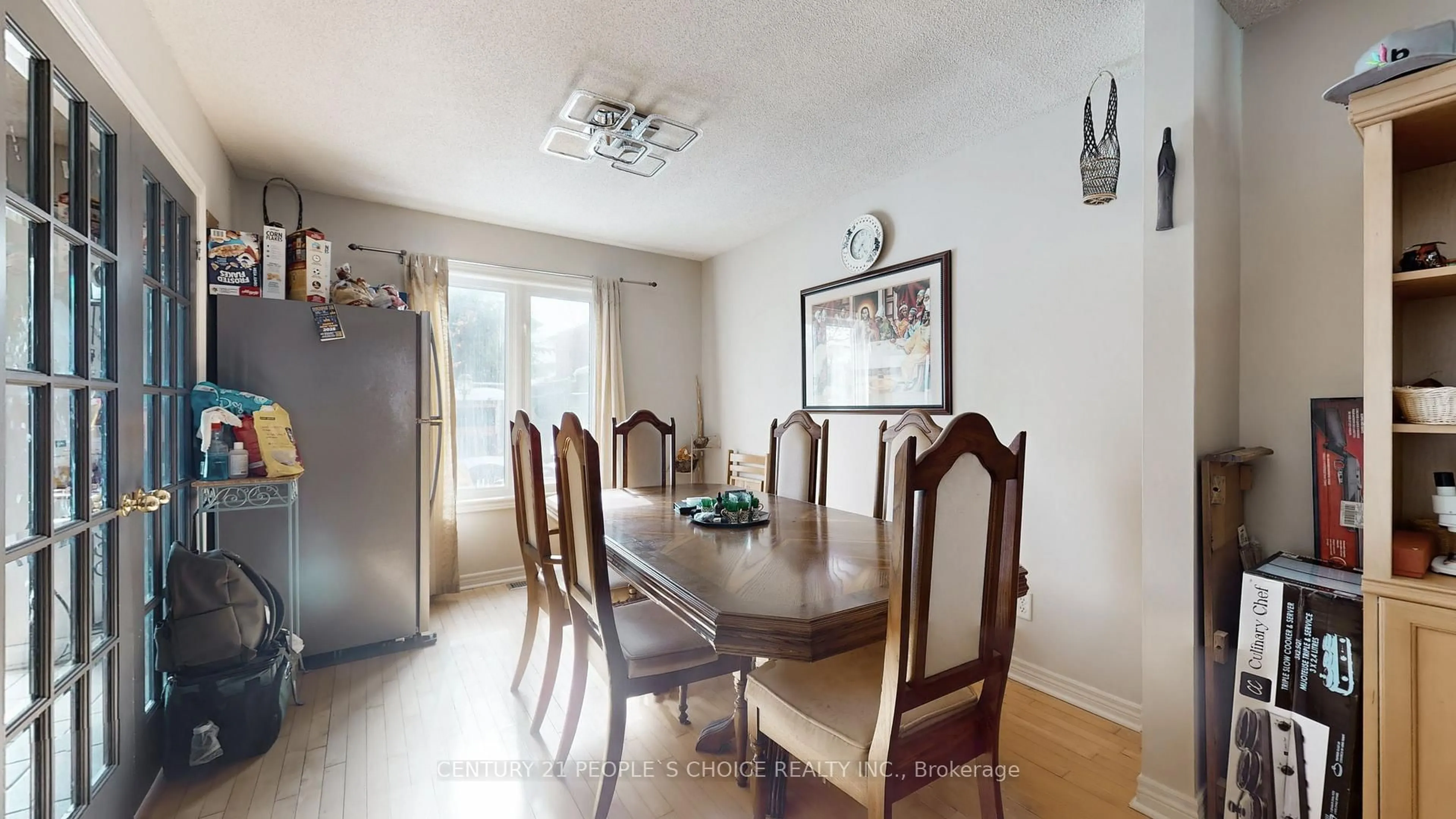Dining room, wood/laminate floor for 9 Roughley St, Bradford West Gwillimbury Ontario L3Z 3B2