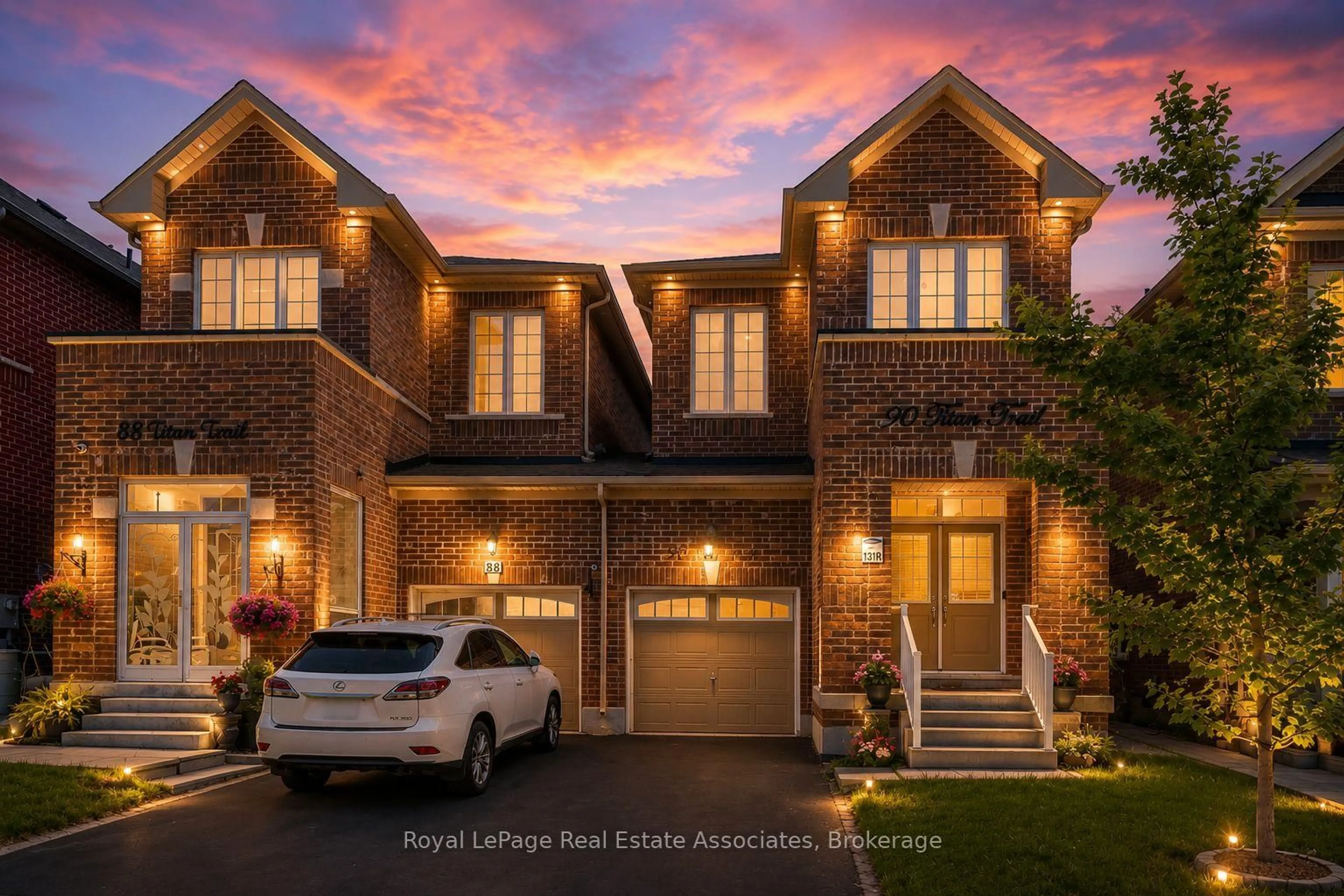 Home with brick exterior material, street for 90 Titan Tr, Markham Ontario L3S 0E2
