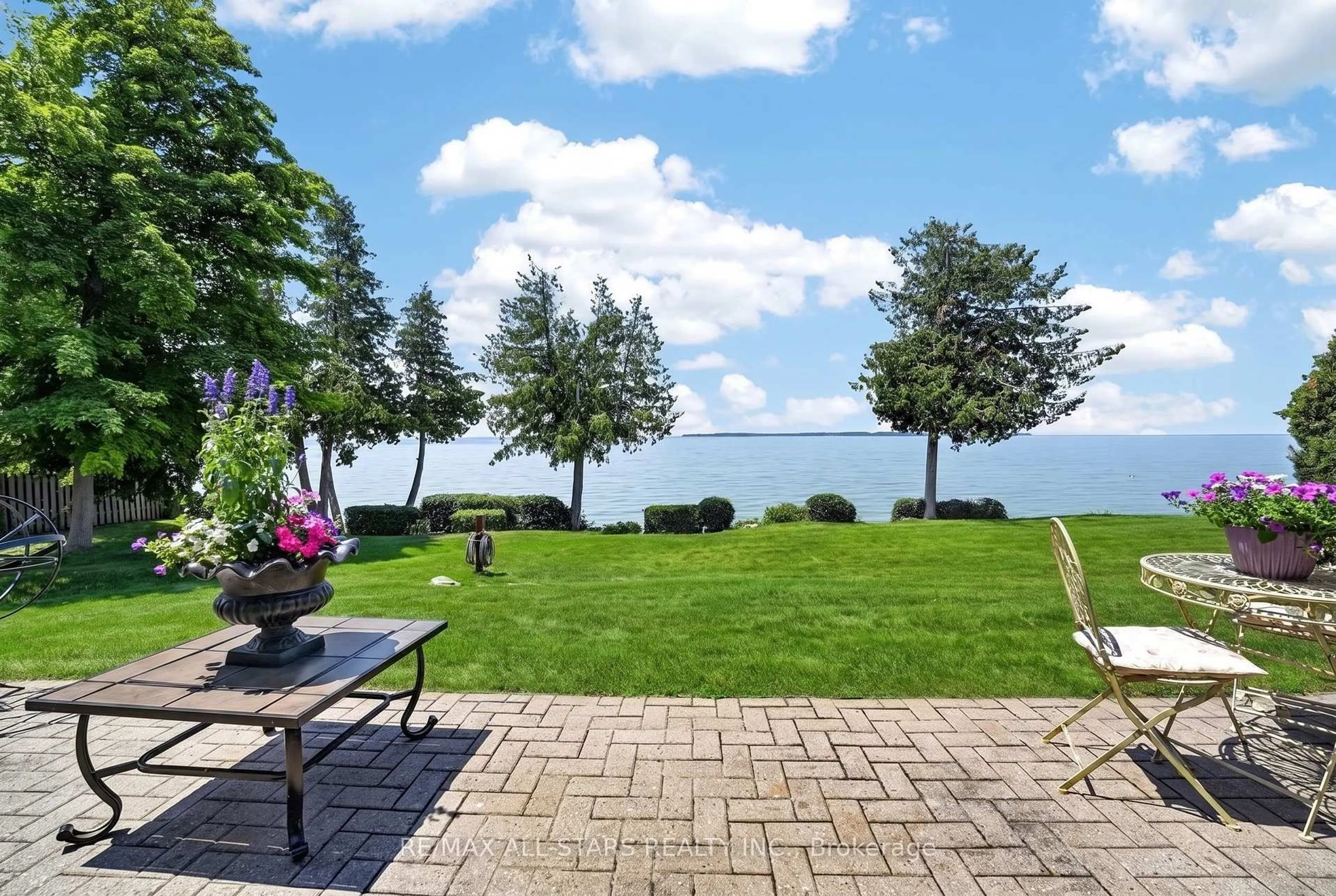 Patio, water/lake/river/ocean view for 194 Cedar Beach Rd #38, Brock Ontario L0K 1A0