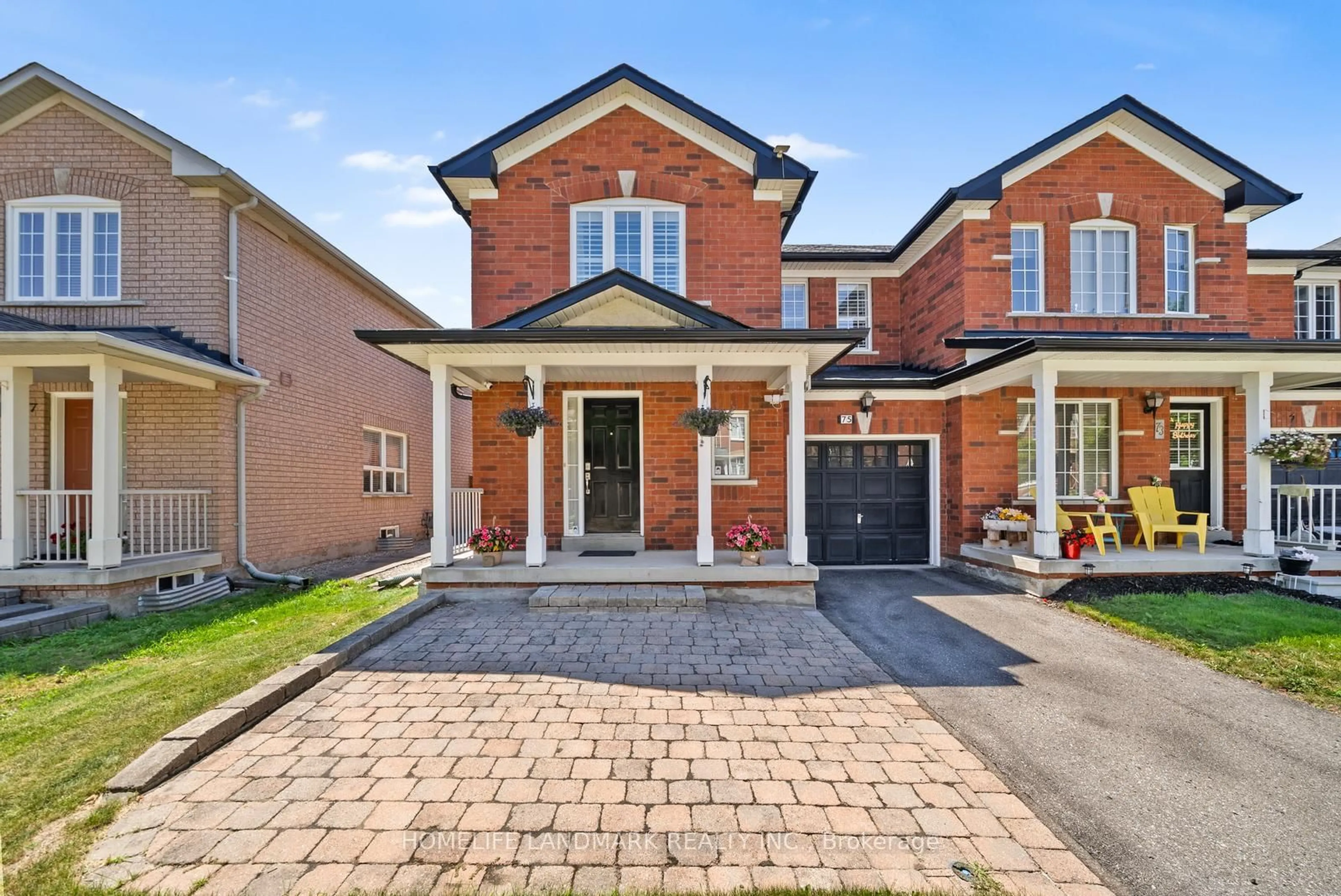 Home with brick exterior material, street for 75 Bassett Ave, Richmond Hill Ontario L4B 4J9