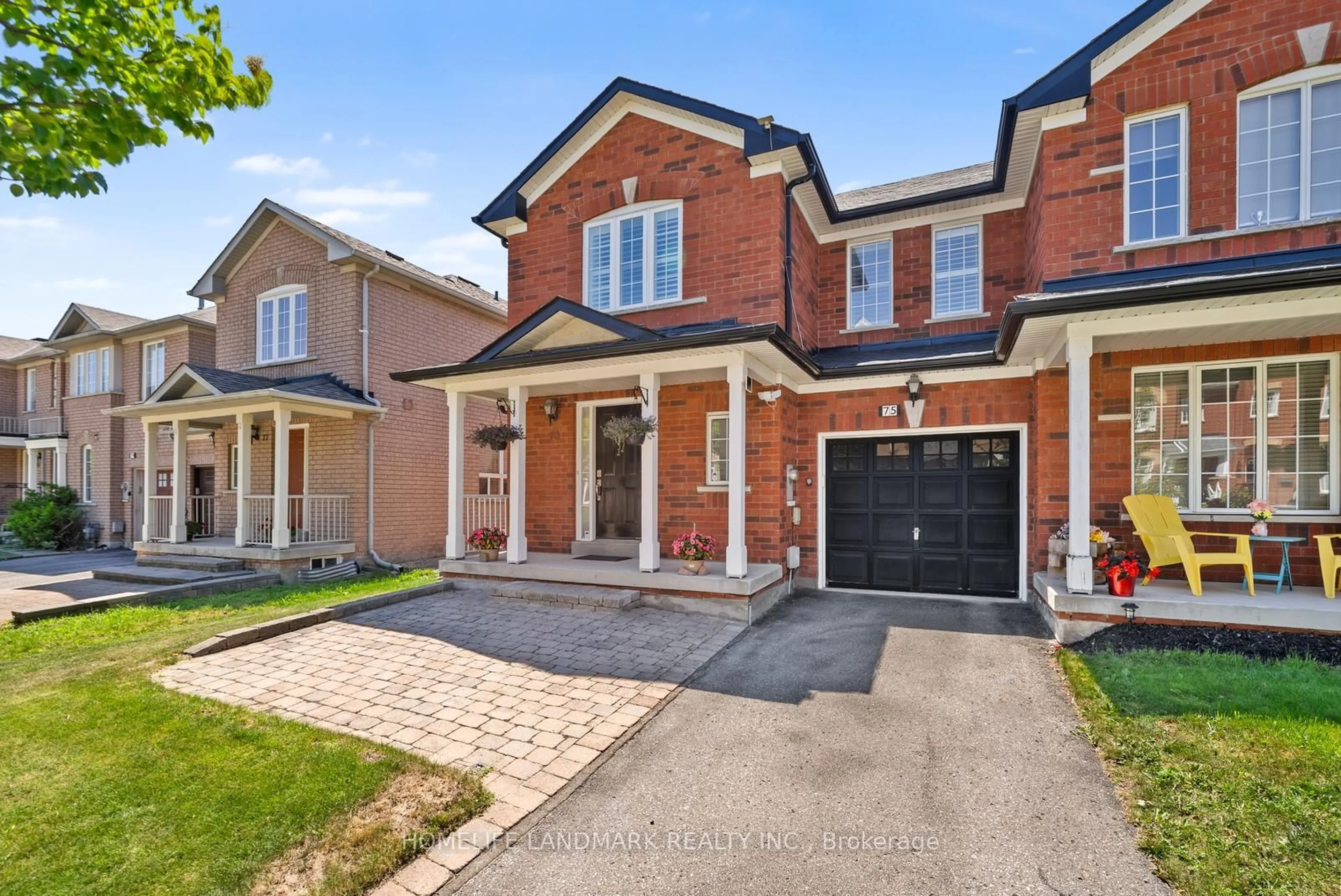 Home with brick exterior material, street for 75 Bassett Ave, Richmond Hill Ontario L4B 4J9