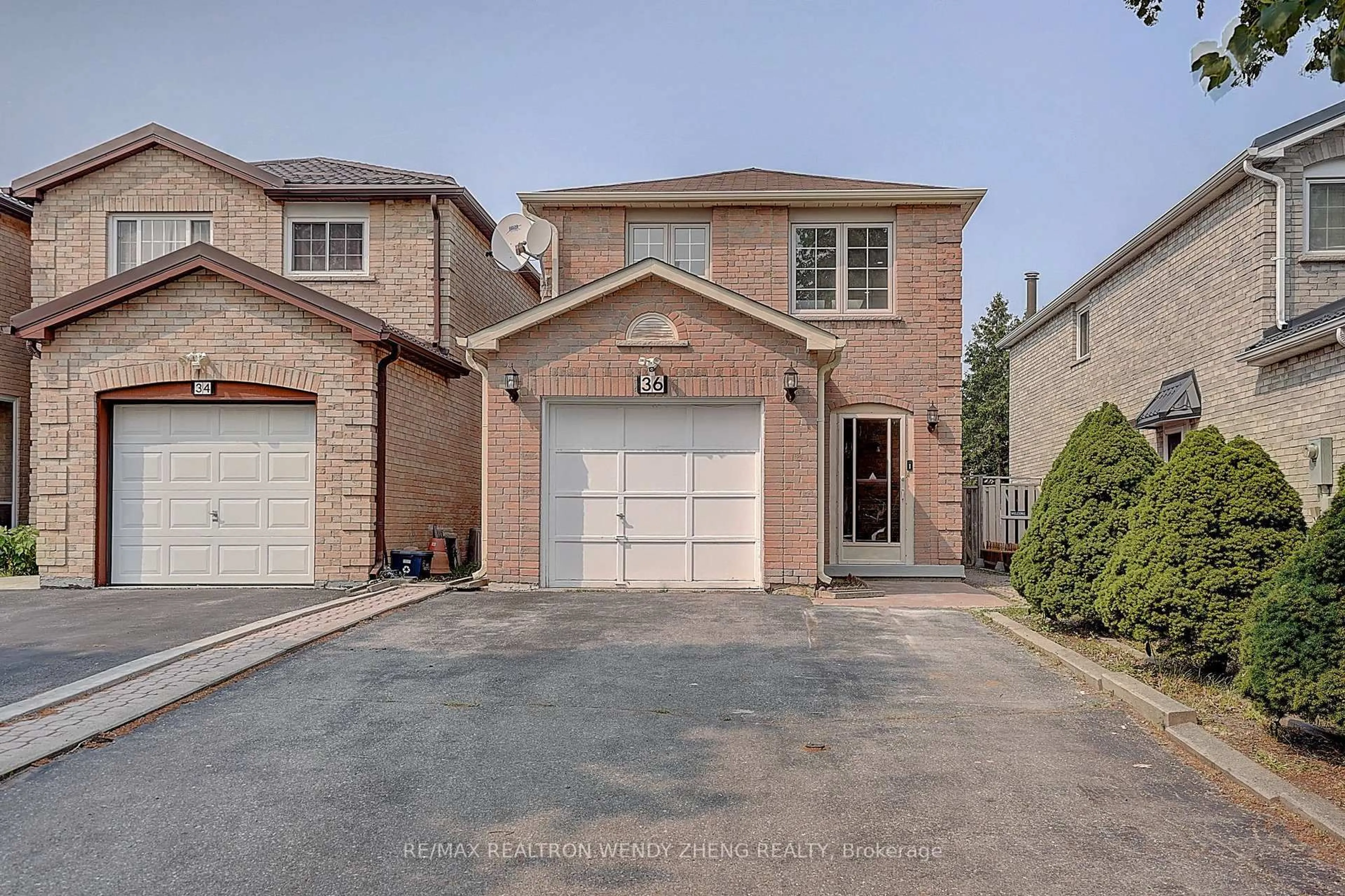 Home with brick exterior material, street for 36 Chloe Cres, Markham Ontario L3S 2H5