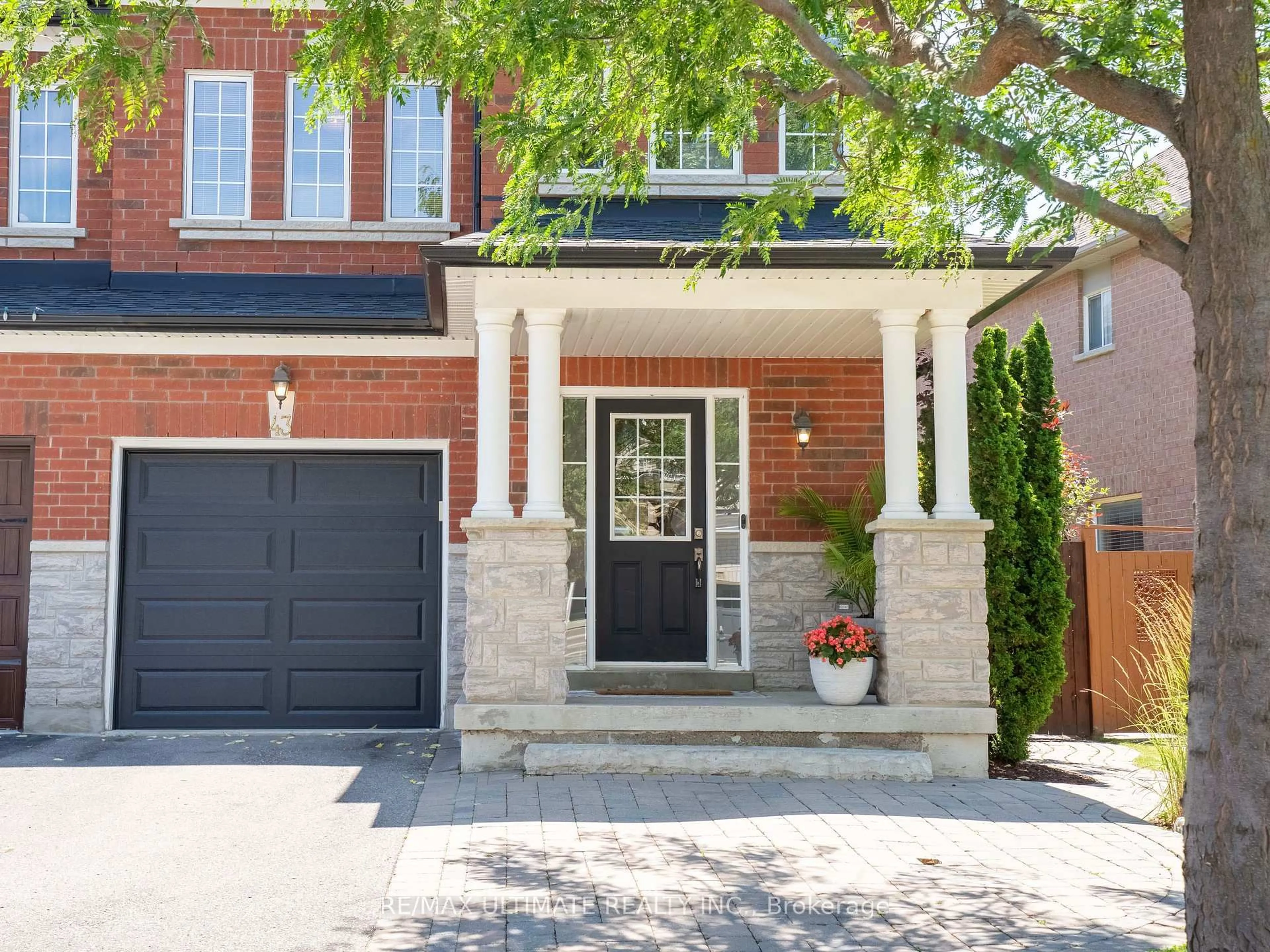 Home with brick exterior material, street for 43 Shelbourne Dr, Vaughan Ontario L4H 0J8
