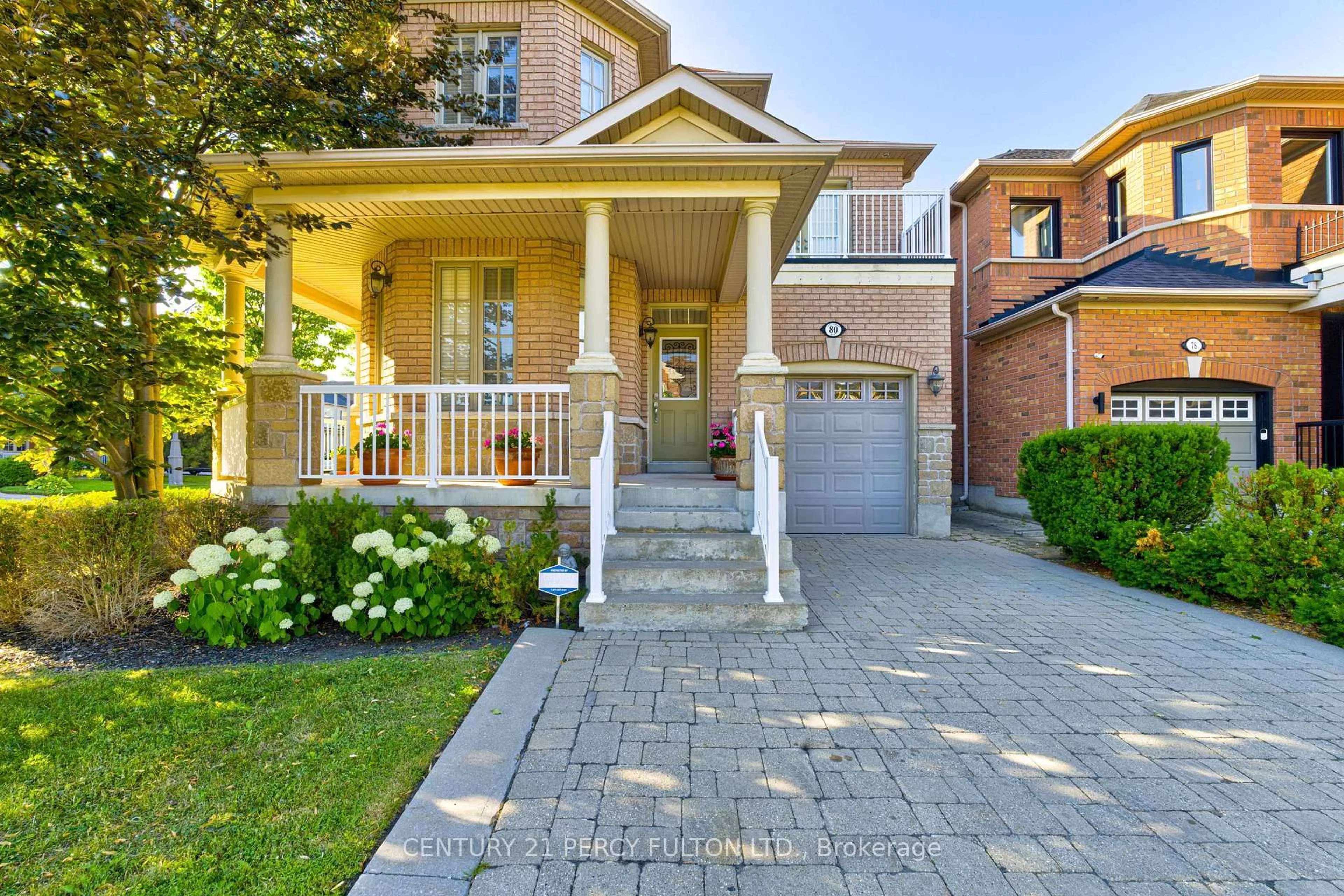 Home with brick exterior material, street for 80 Saint James Ave, Vaughan Ontario L4H 3E8