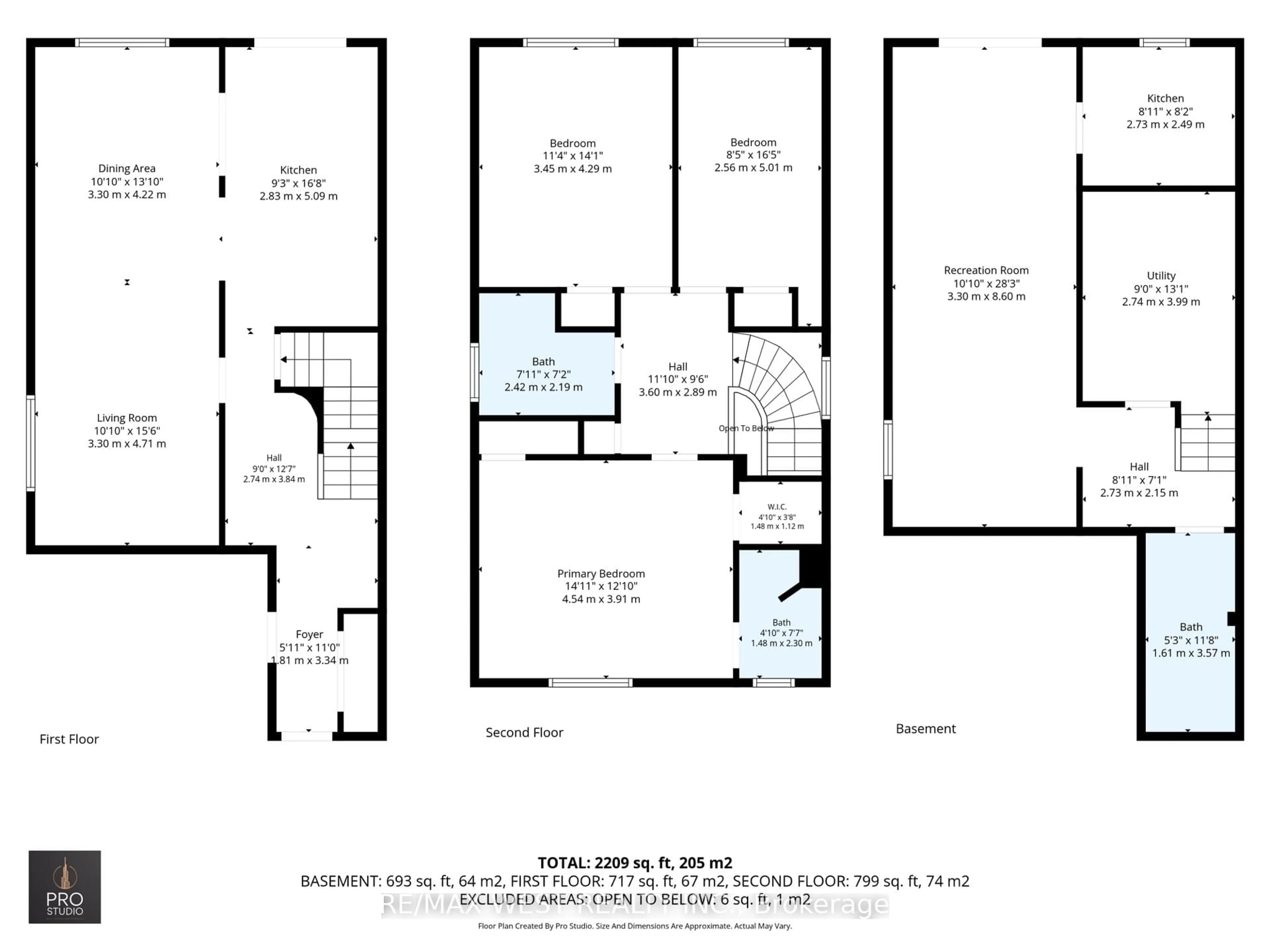 Floor plan for 466 Britannia Ave, Bradford West Gwillimbury Ontario L3Z 1A7