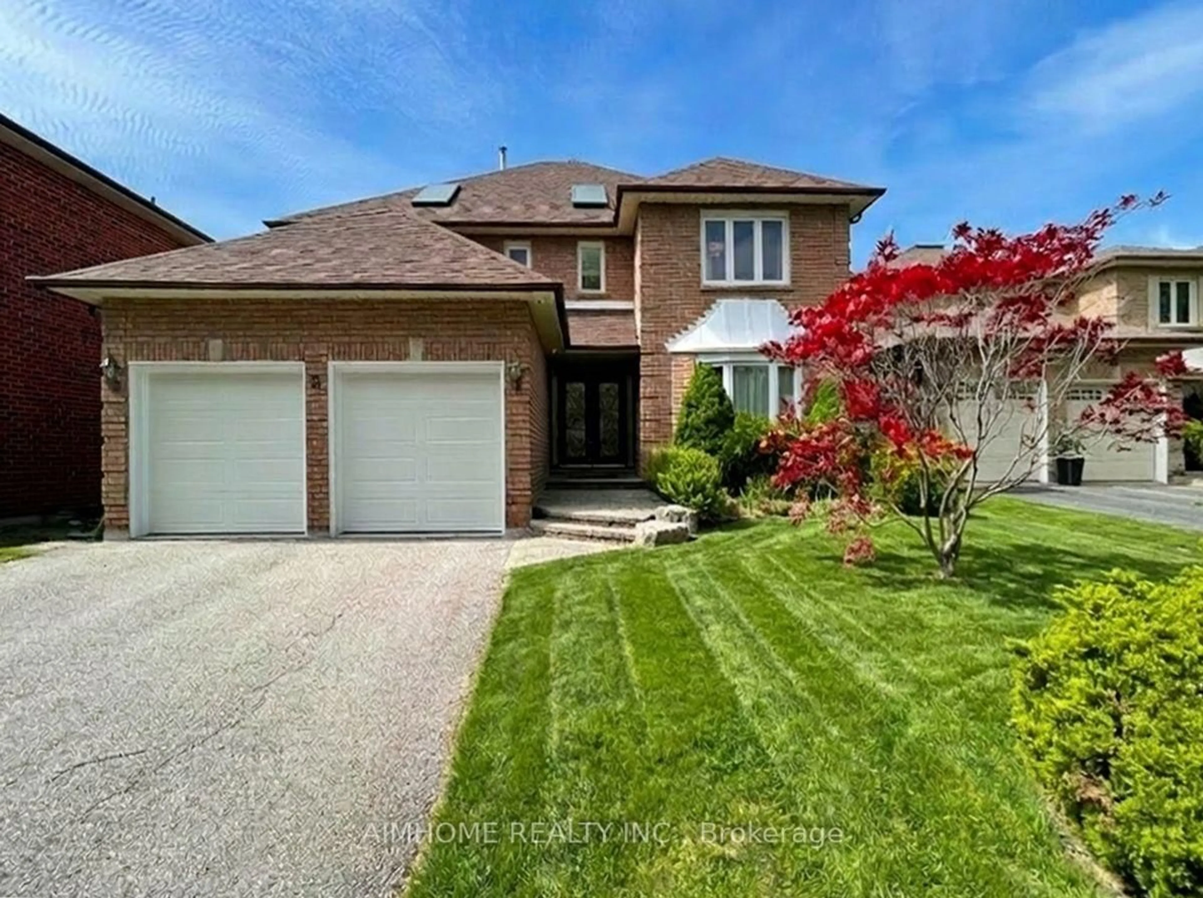 Home with brick exterior material, street for 8 Cygnus Dr, Richmond Hill Ontario L4C 8P2