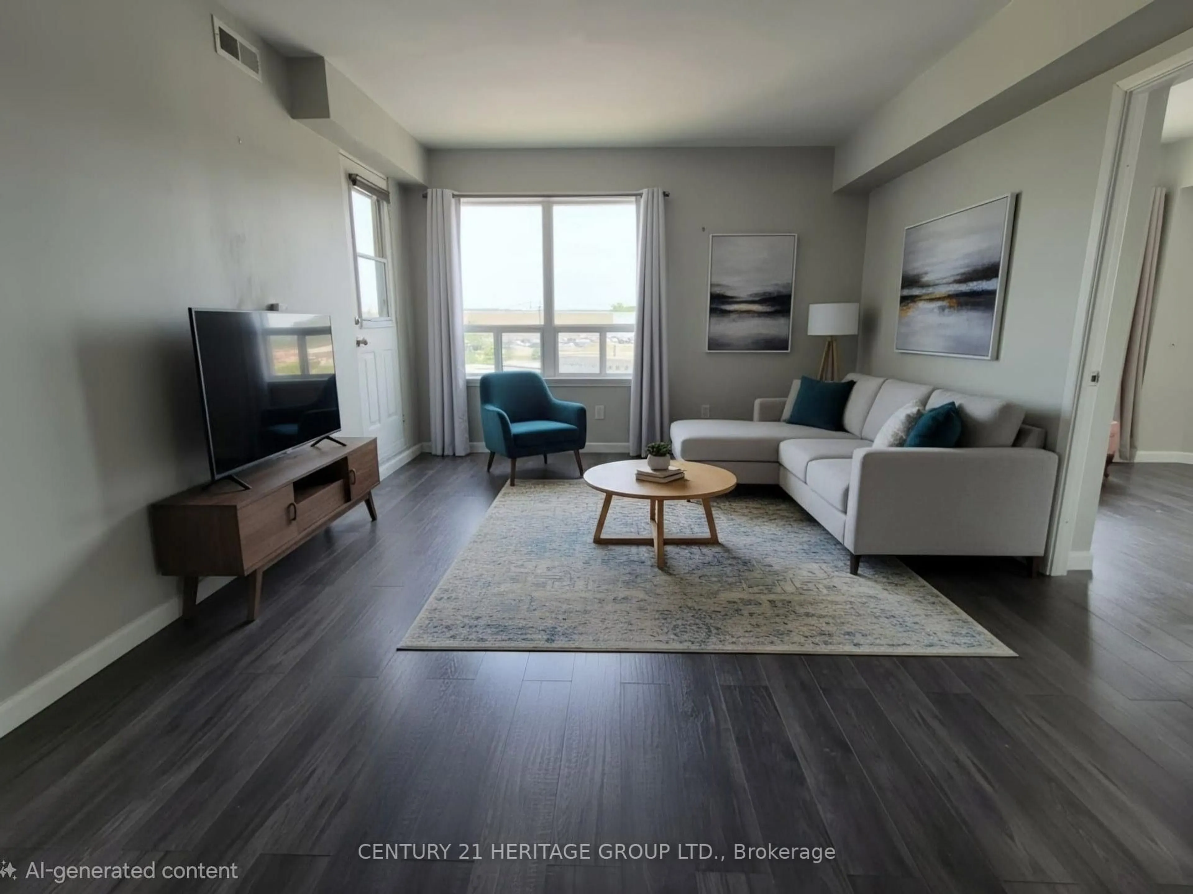Living room with furniture, unknown for 160 Wellington St #513, Aurora Ontario L4G 1J3