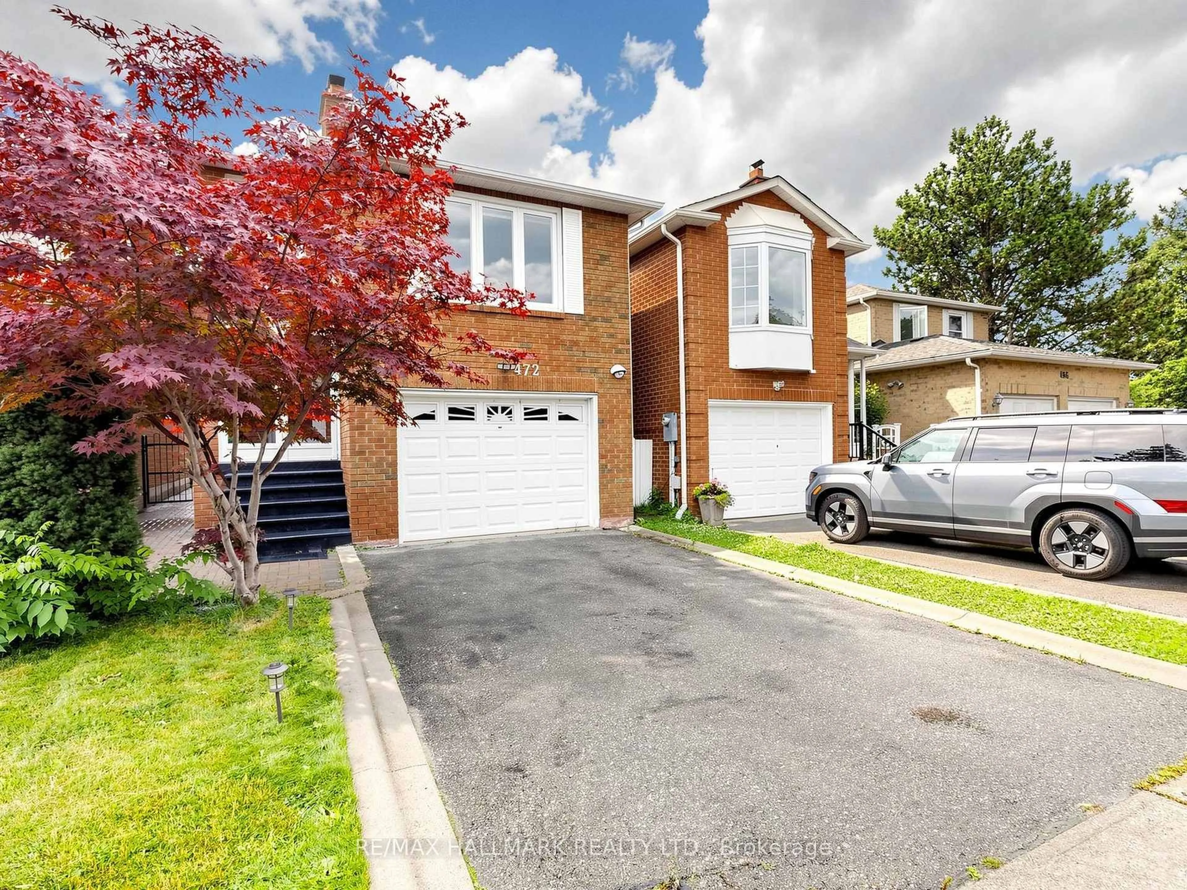 Home with brick exterior material, street for 472 Brownridge Dr, Vaughan Ontario L4J 5Z9