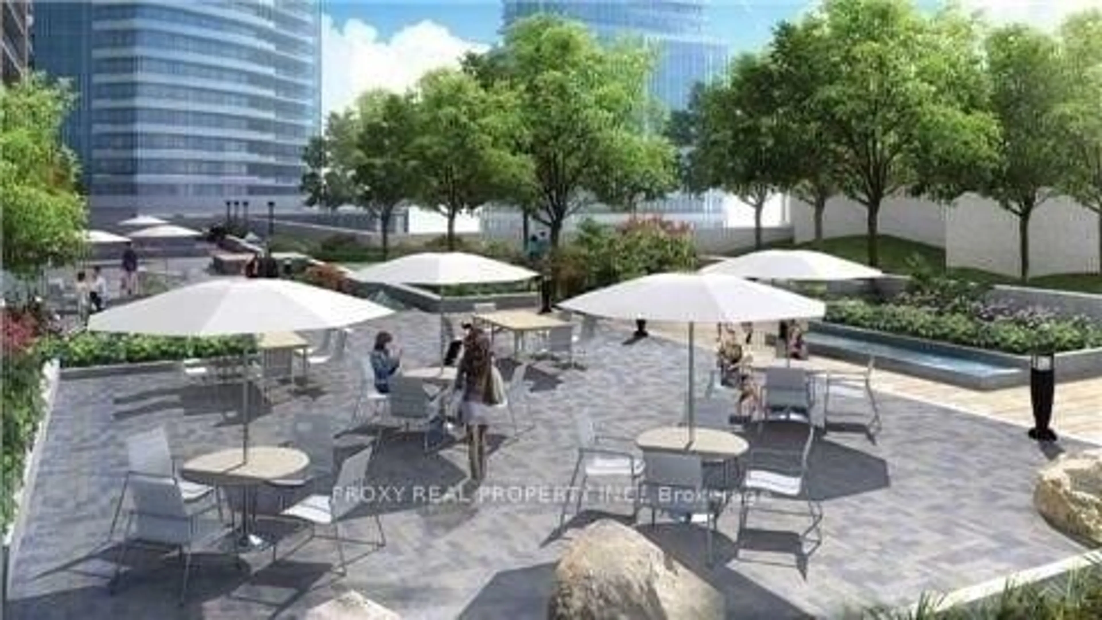 Patio, water/lake/river/ocean view for 7171 Yonge St #1115, Markham Ontario L3T 0C5