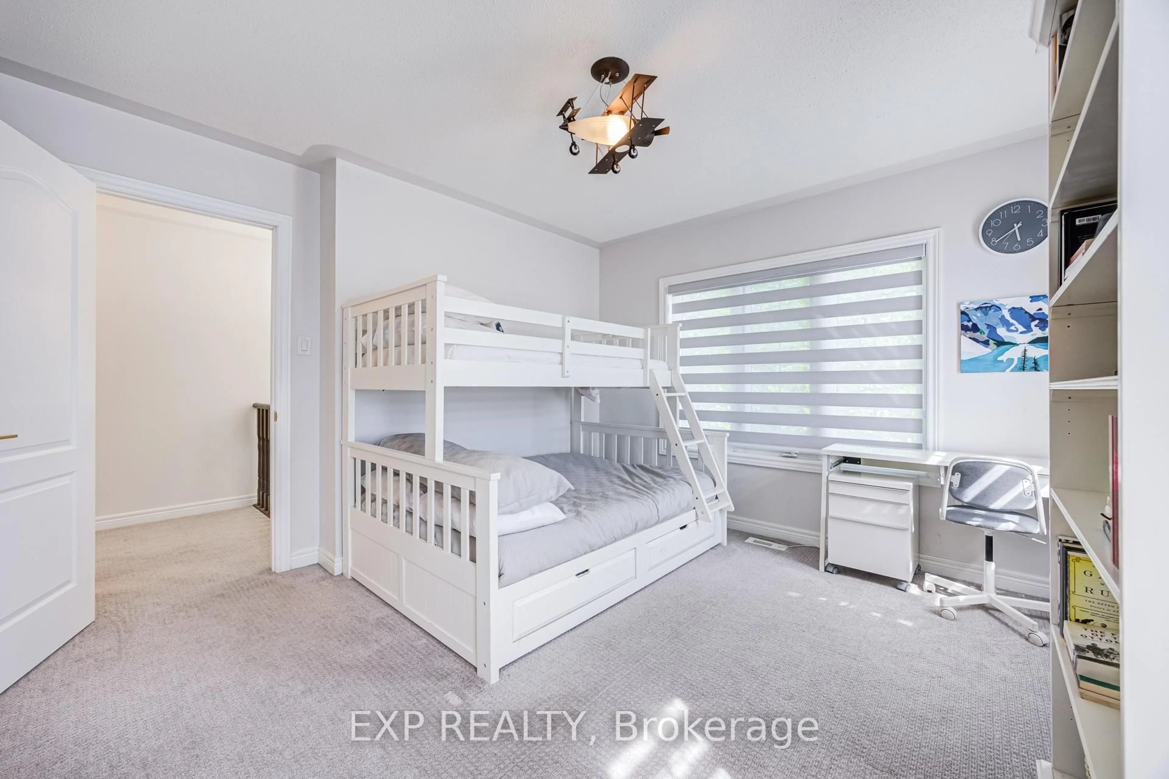 Bedroom with bed, unknown for 50 Stoney Creek Dr, Markham Ontario L6E 0K3