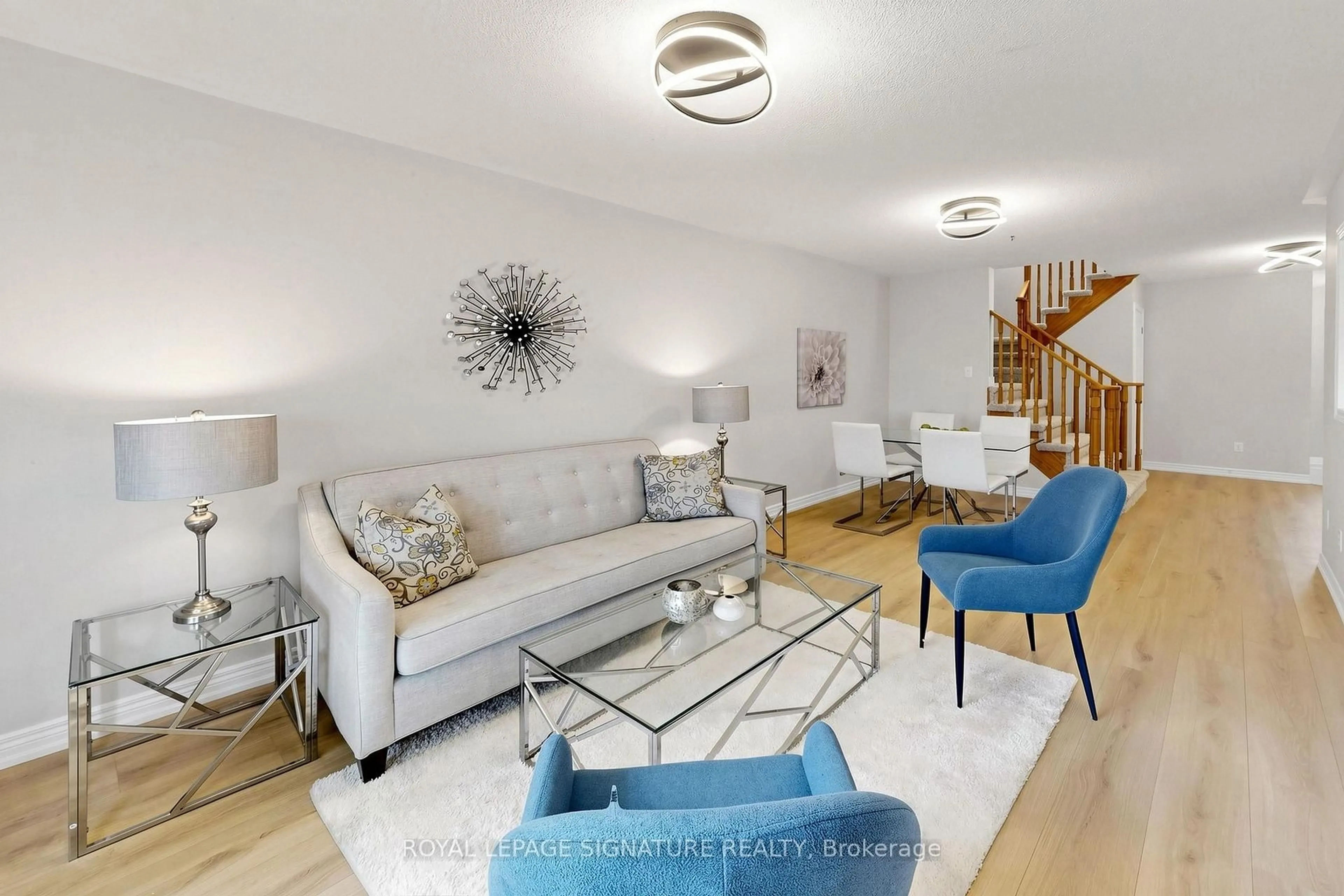 Living room with furniture, unknown for 136 Maple Sugar Lane, Vaughan Ontario L4J 8T9