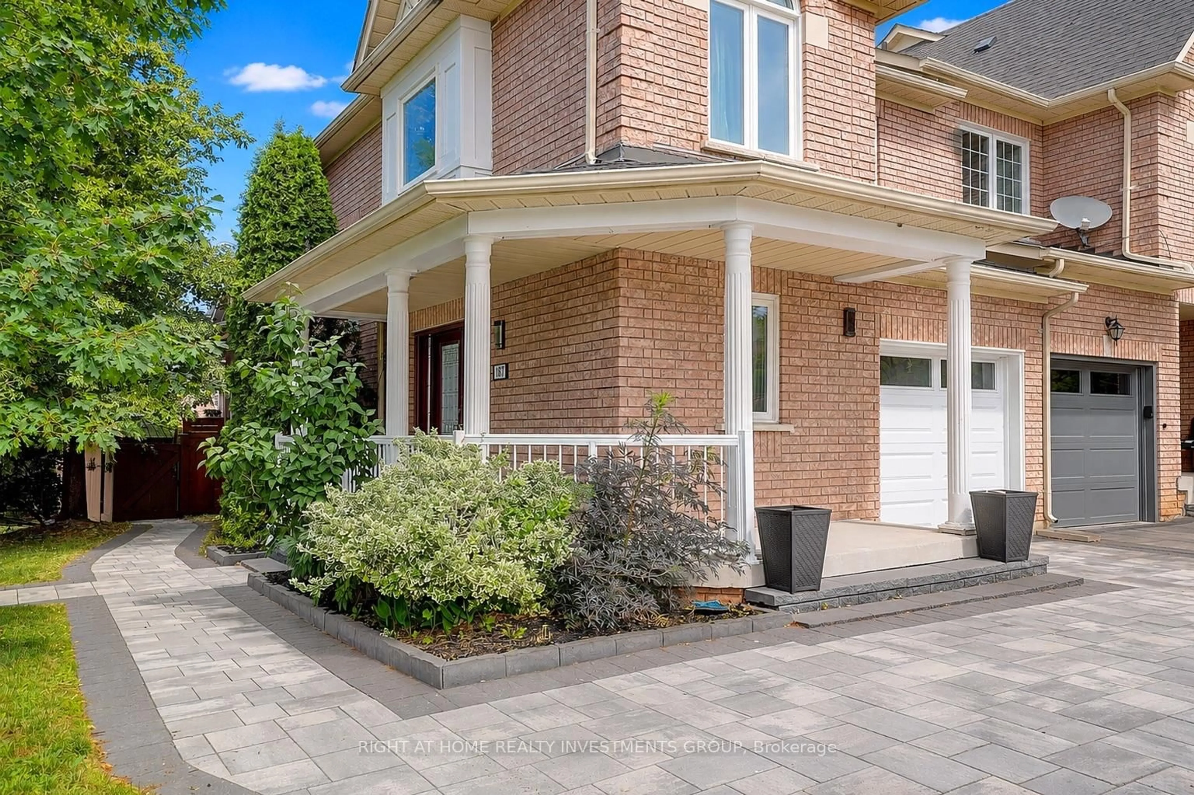 Home with brick exterior material, street for 187 Vanguard Rd, Vaughan Ontario L4K 5G9