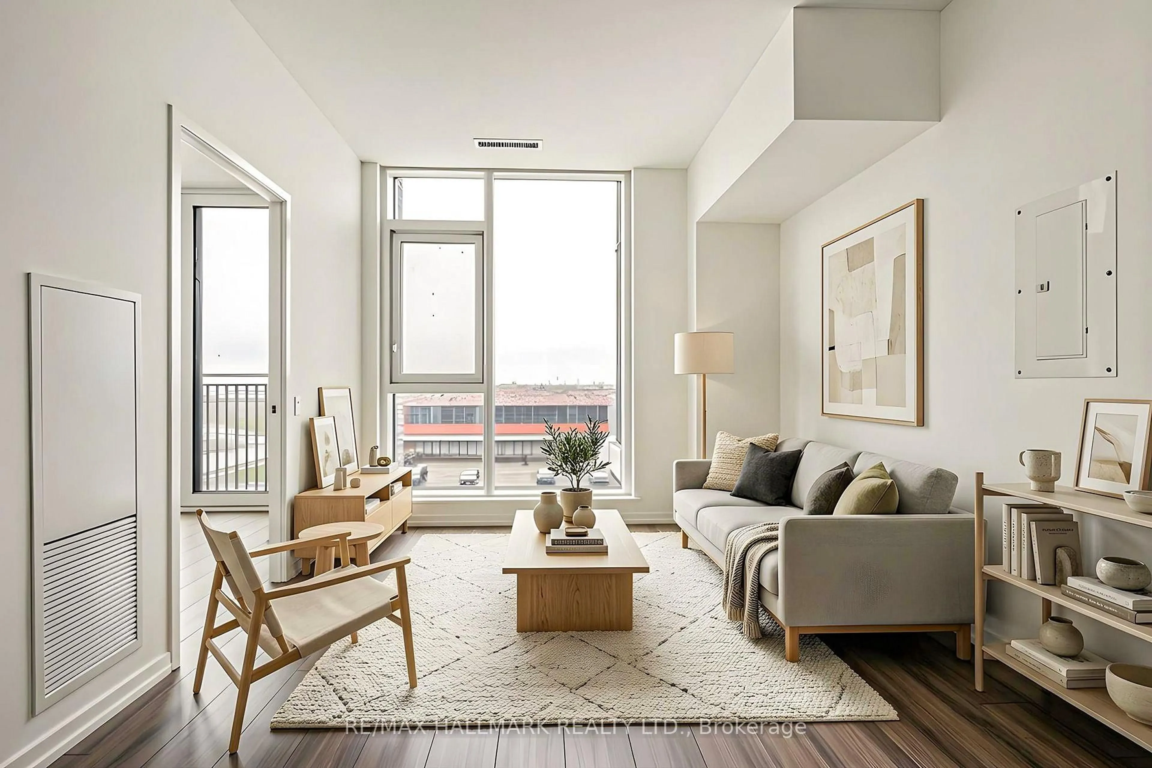 Living room with furniture, unknown for 1000 Portage Pkwy #311, Vaughan Ontario L4K 0L1