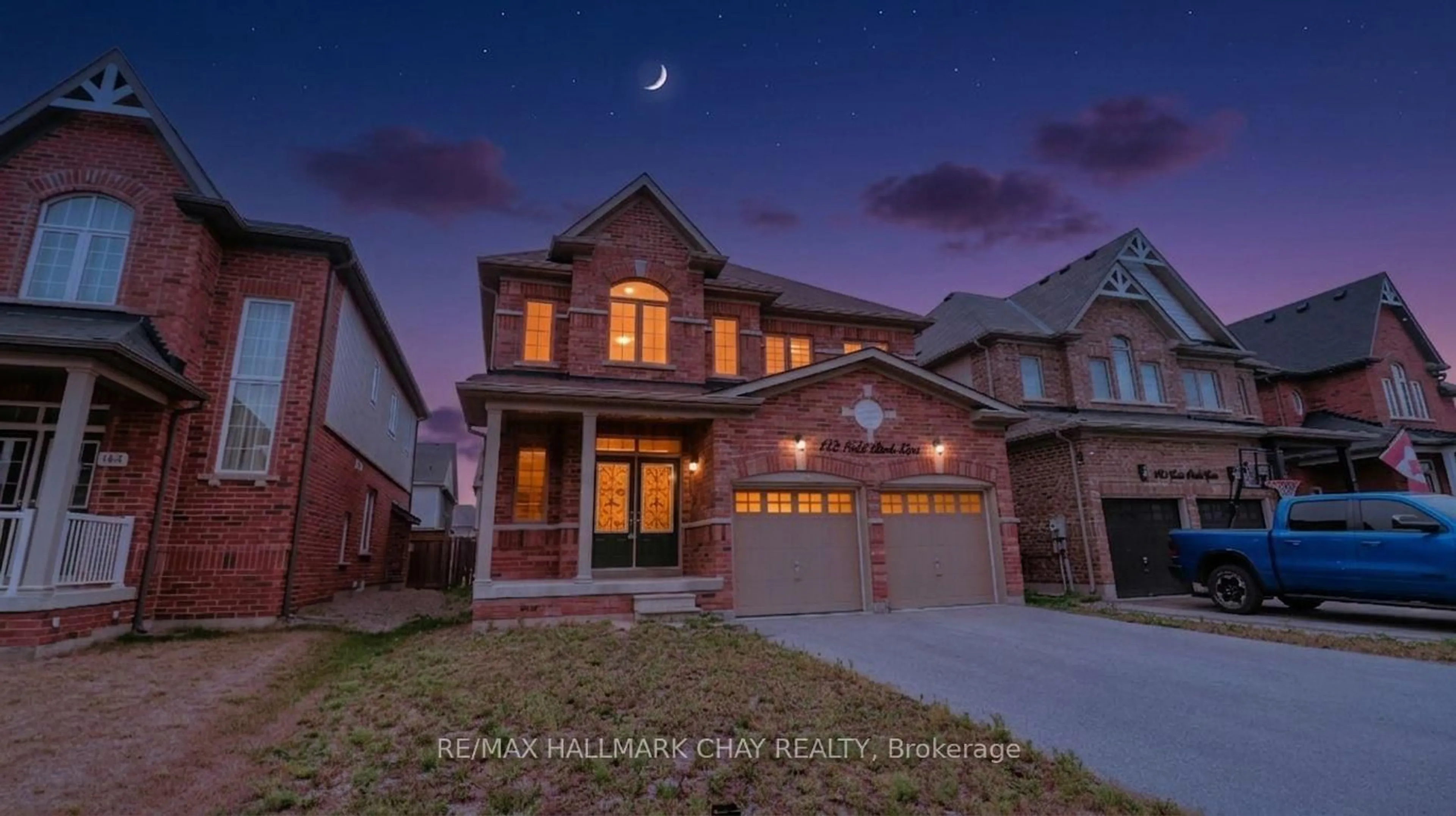 Home with brick exterior material, street for 142 Gold Park Gate, Essa Ontario L3W 0B4