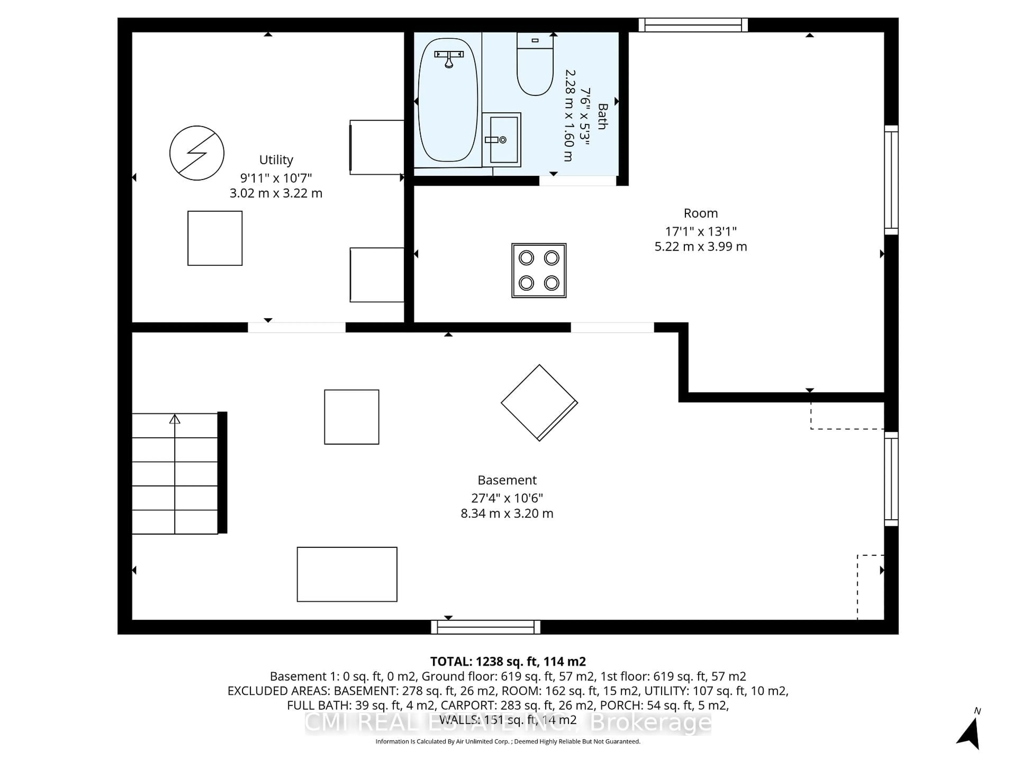 Floor plan for 4806 5th Sdrd, Essa Ontario L0L 2N2